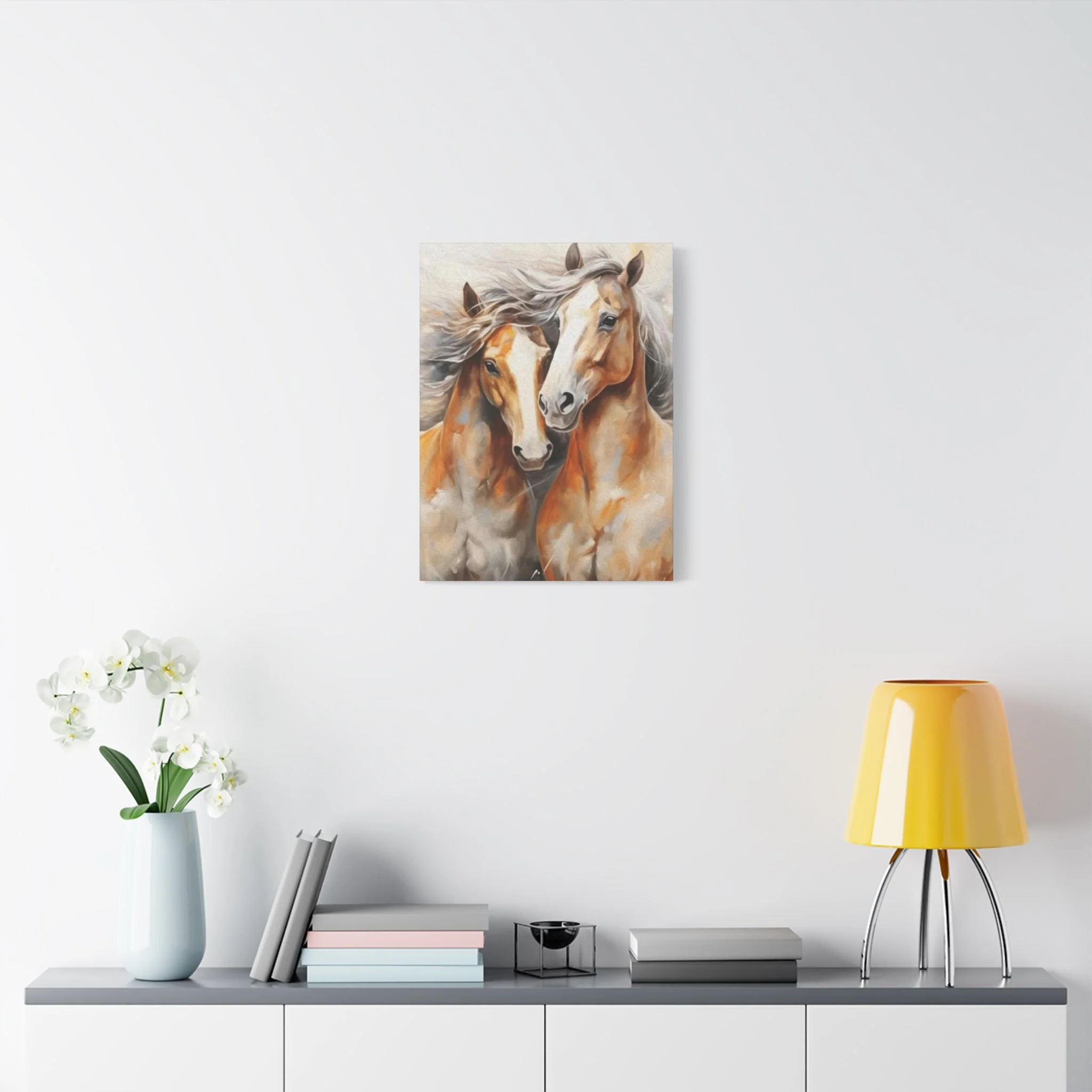Horse Couple Wall Art & Canvas Prints - Image 8