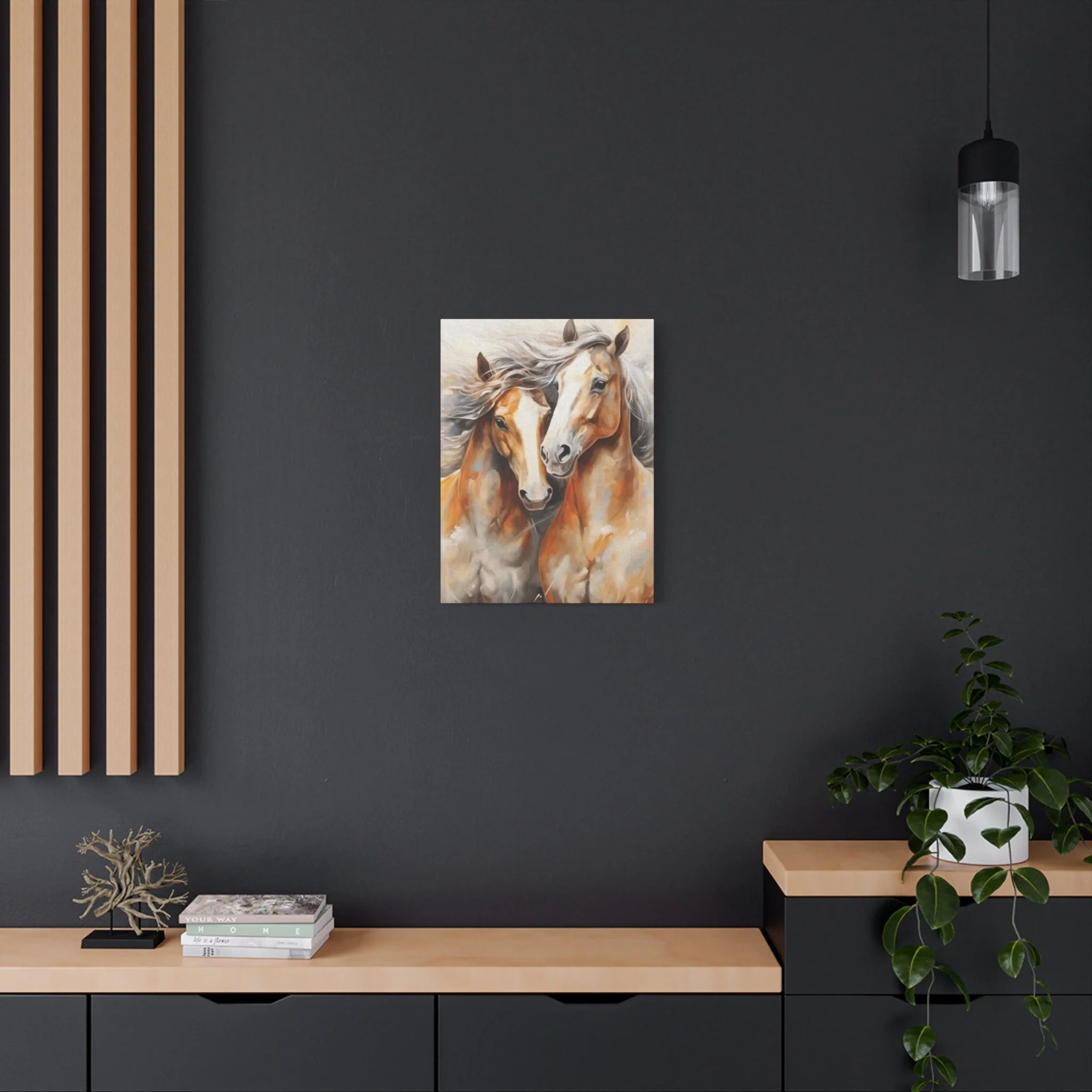Horse Couple Wall Art & Canvas Prints - Image 9