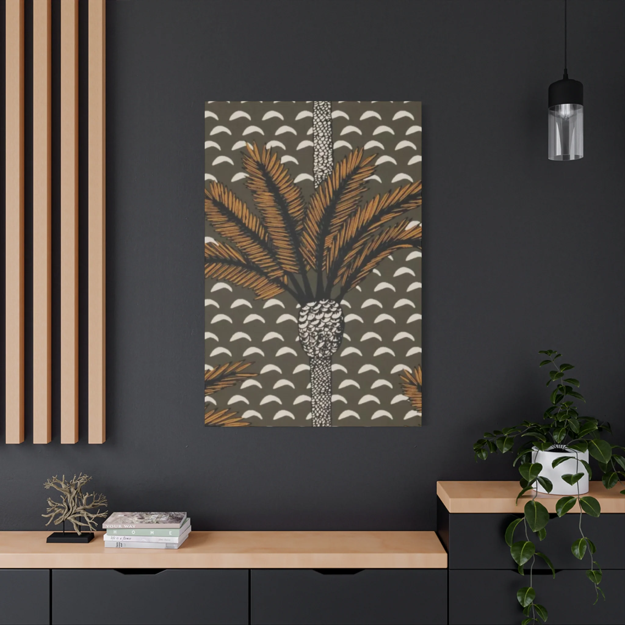 Palm Tree Brown Leaves Wall Art & Canvas Prints - Image 16