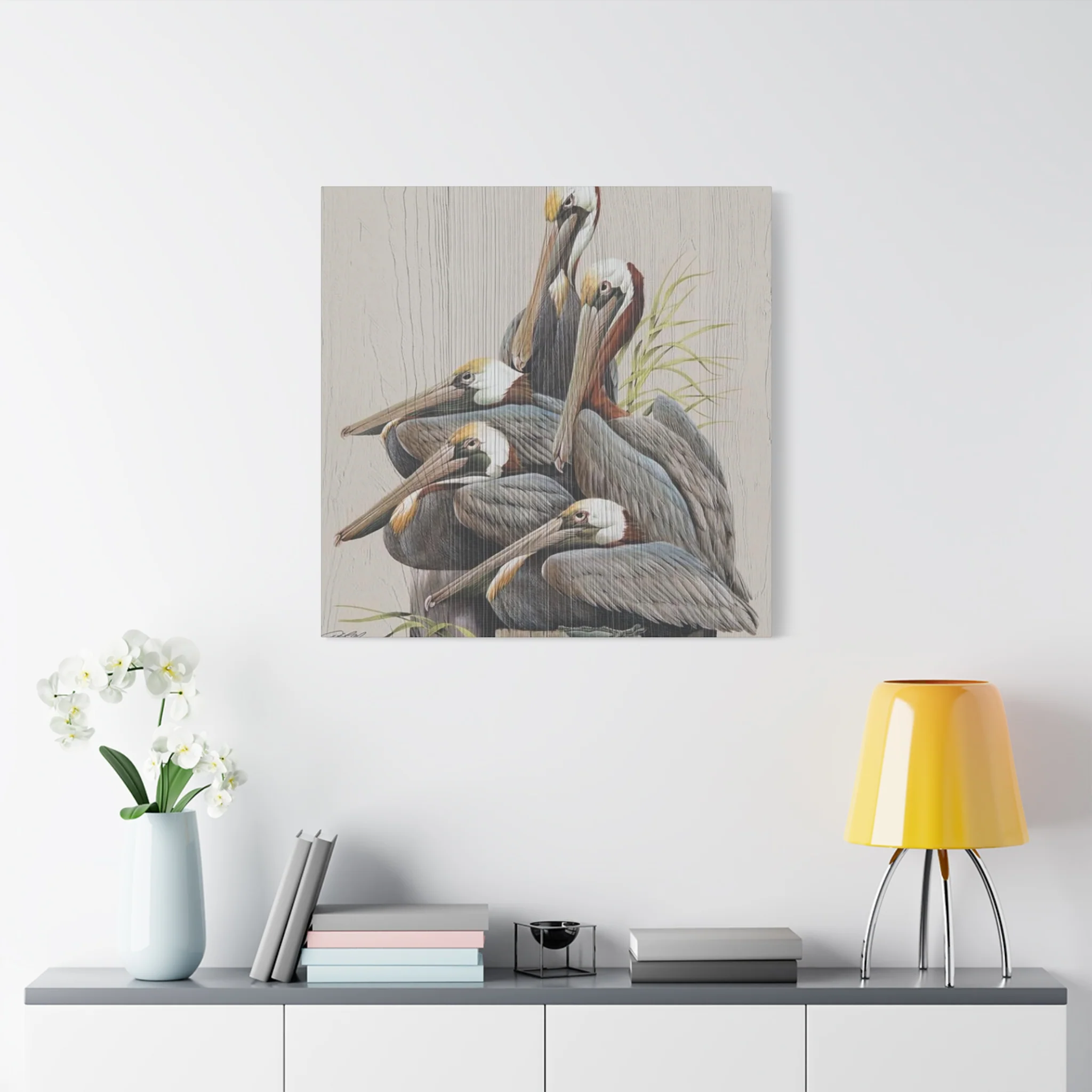 Pelican Family Poster Wall Art & Canvas Prints - Image 12