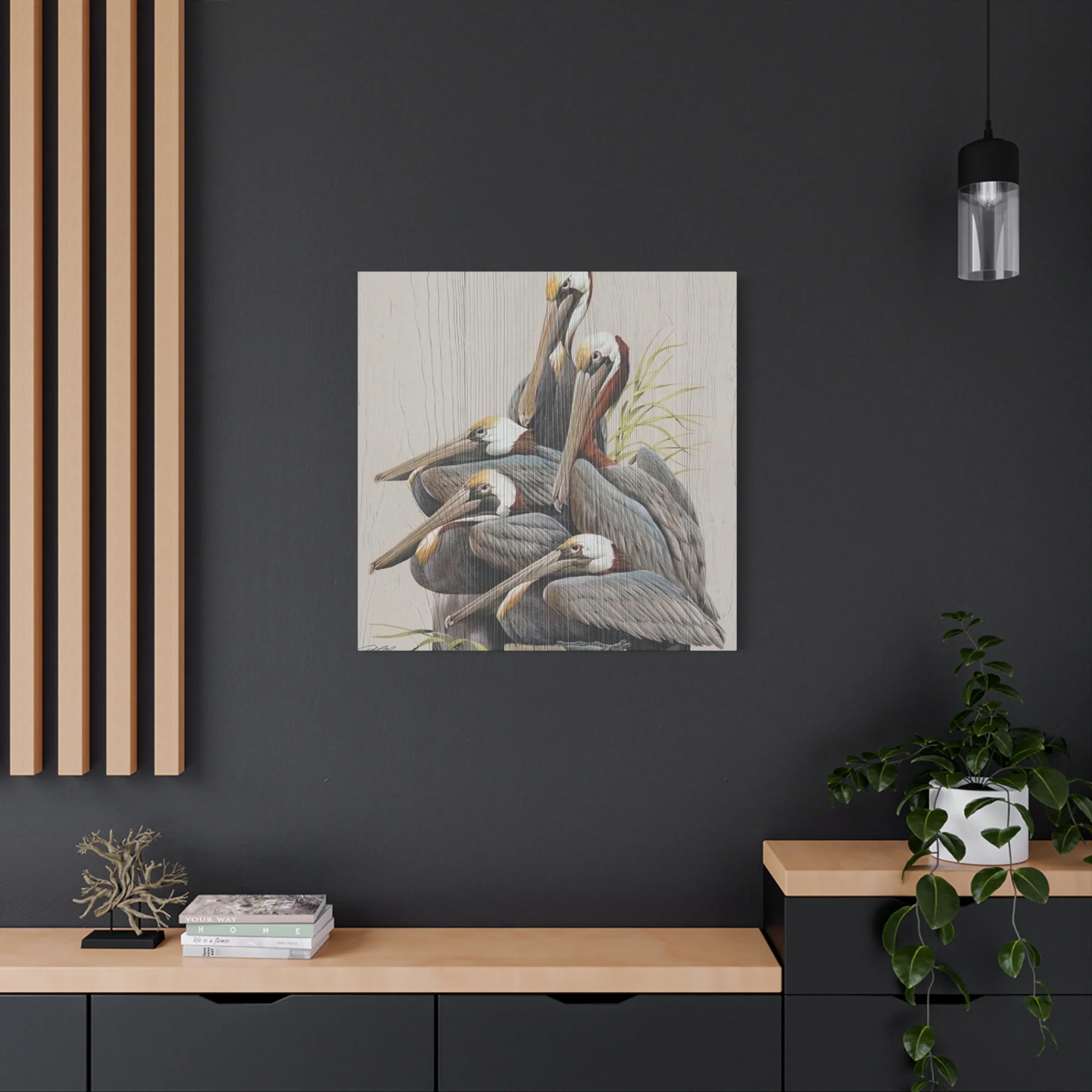 Pelican Family Poster Wall Art & Canvas Prints - Image 13