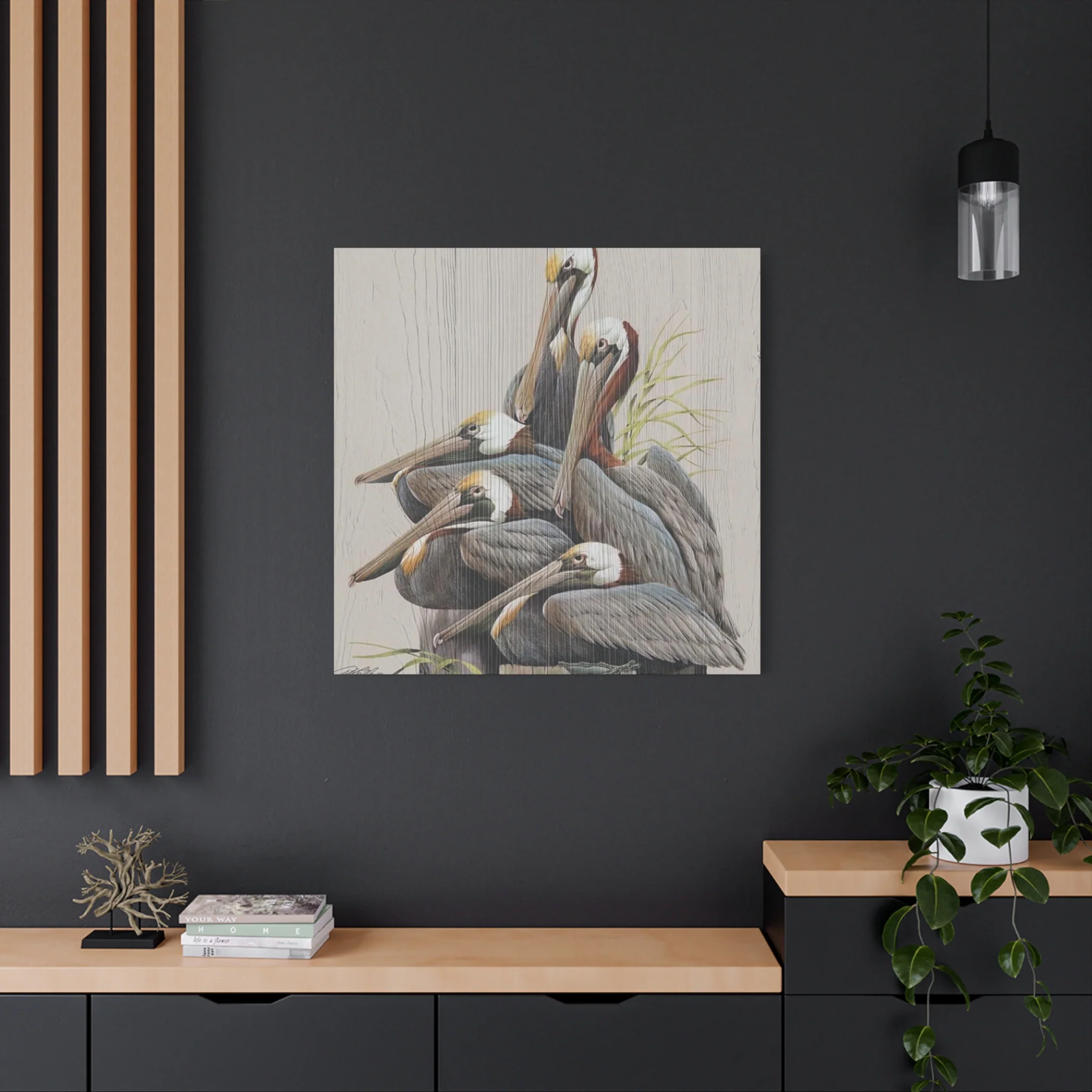 Pelican Family Poster Wall Art & Canvas Prints - Image 16