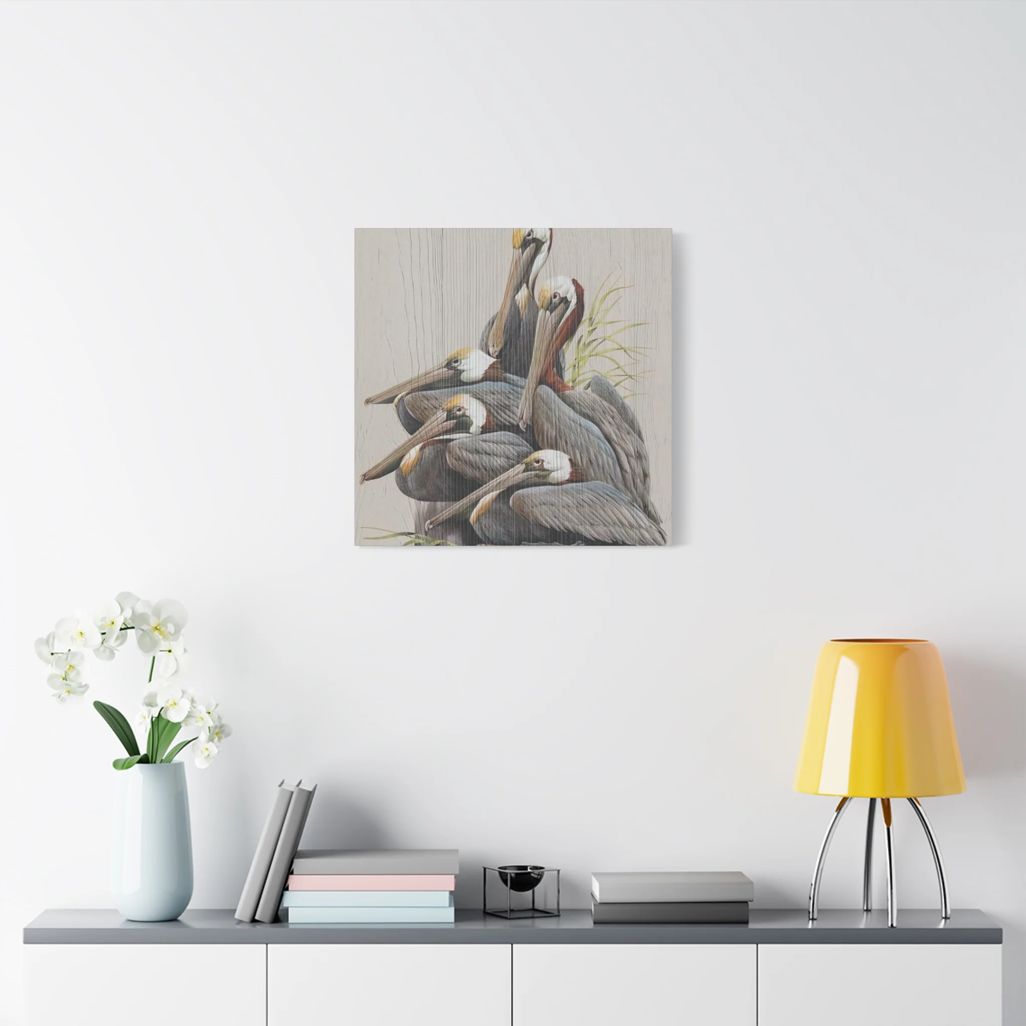 Pelican Family Poster Wall Art & Canvas Prints - Image 6
