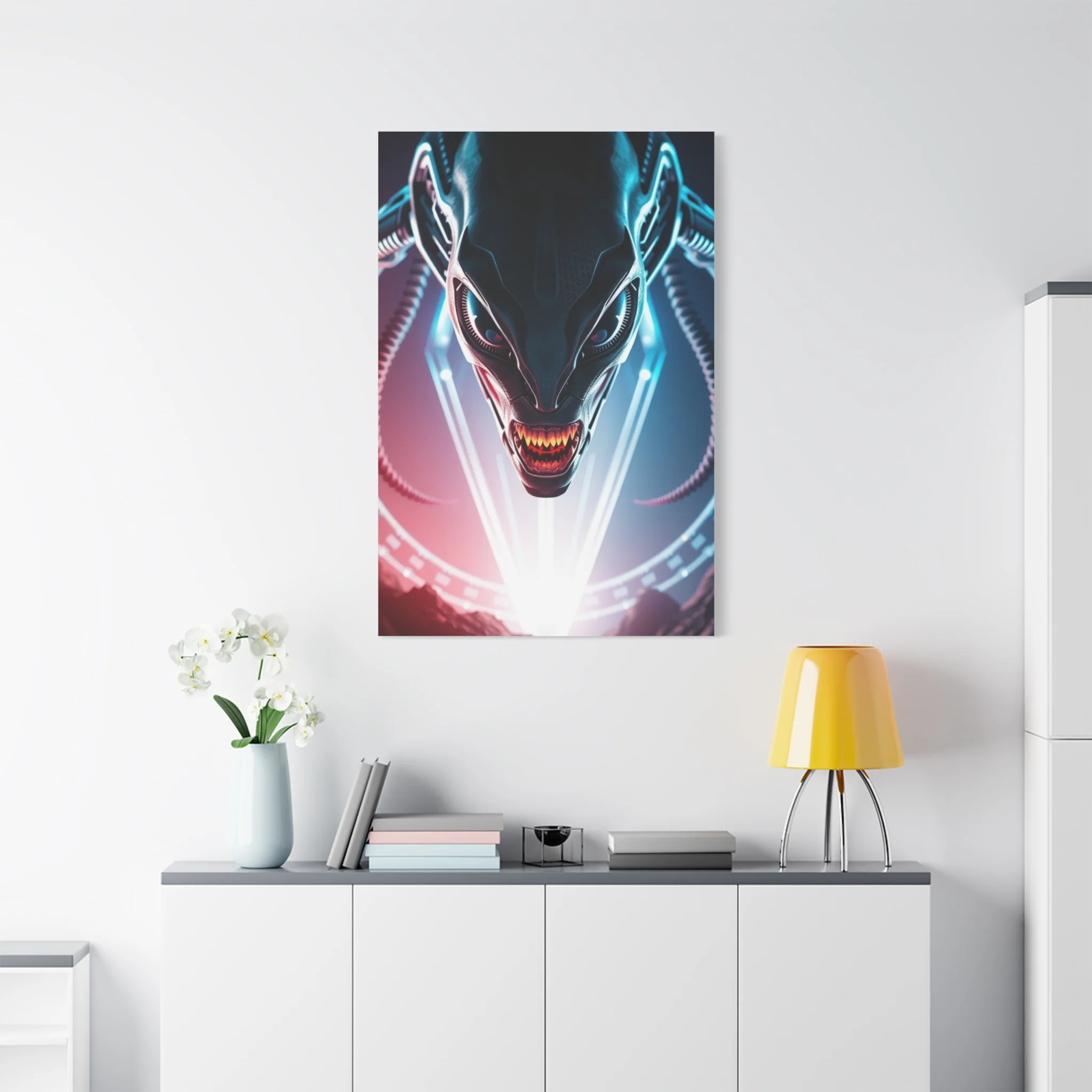 Supreme Alien Art Beautiful Collection Wall Art & Canvas Print - Image 15