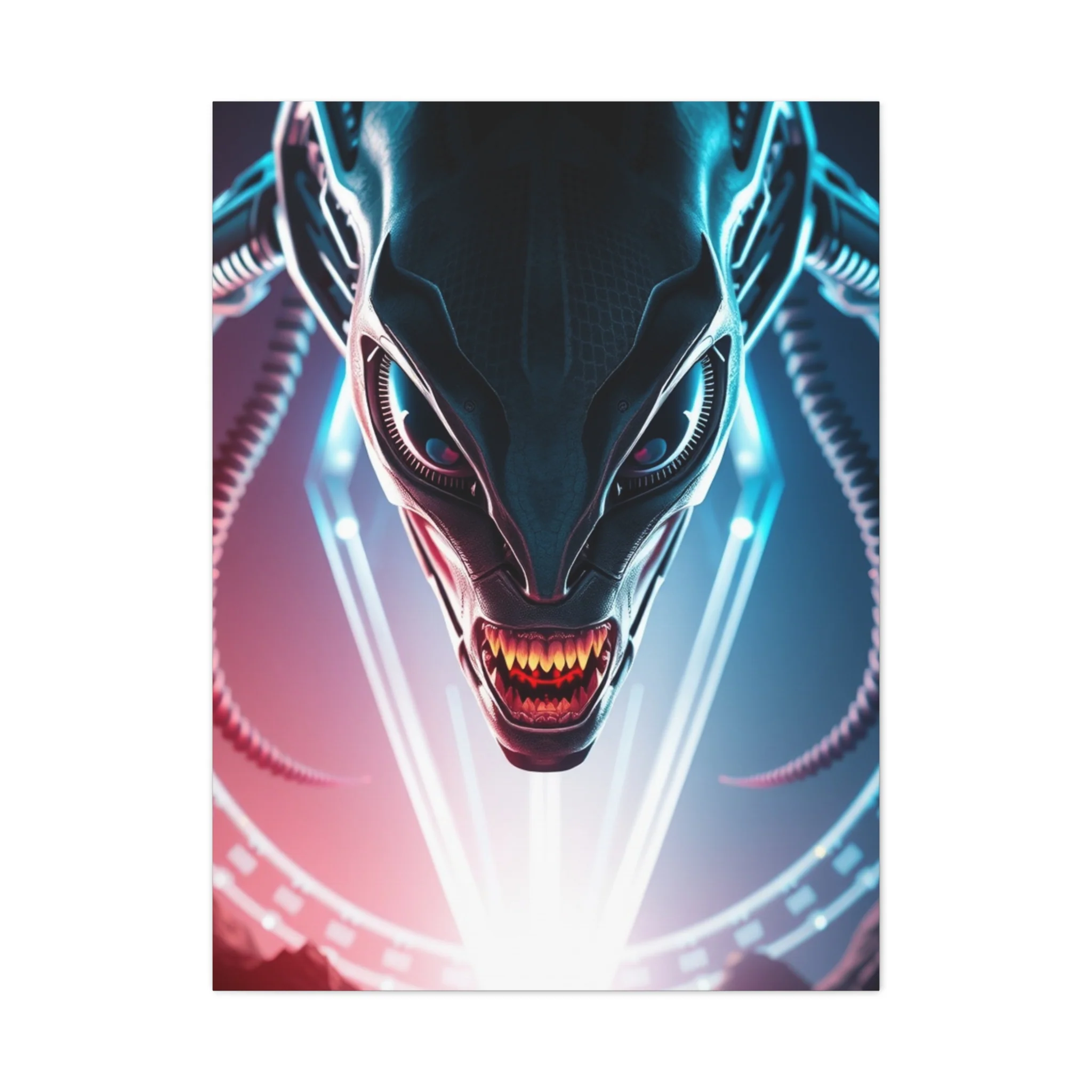 Supreme Alien Art Beautiful Collection Wall Art & Canvas Print - Image 3