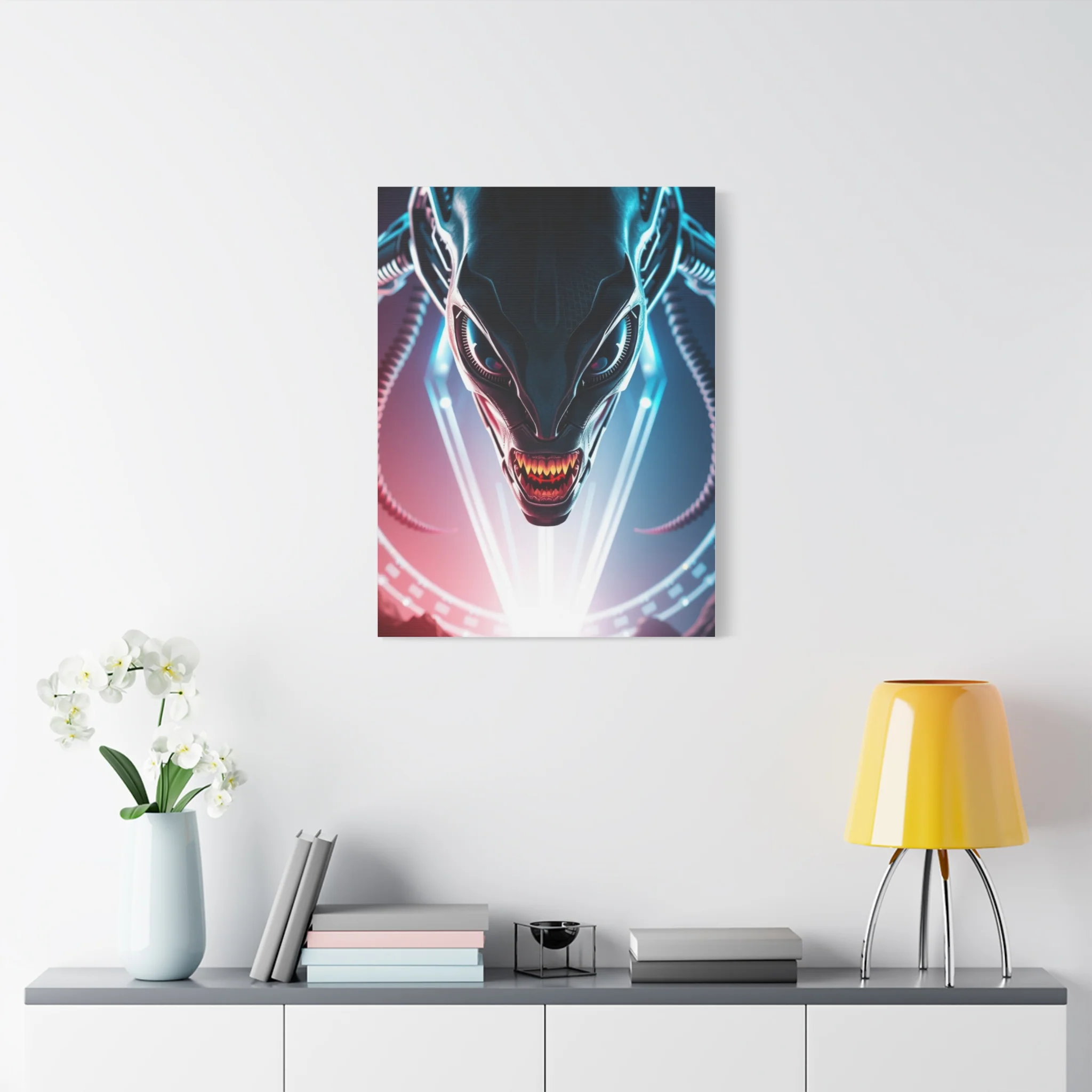 Supreme Alien Art Beautiful Collection Wall Art & Canvas Print - Image 6