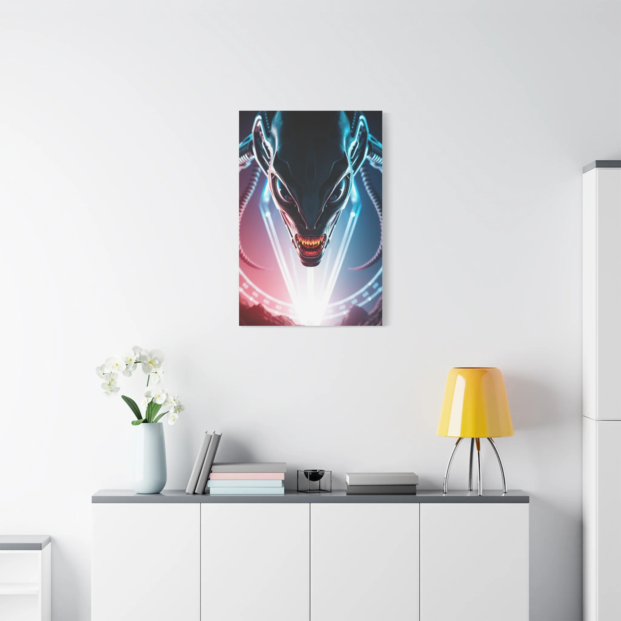 Supreme Alien Art Beautiful Collection Wall Art & Canvas Print - Image 9