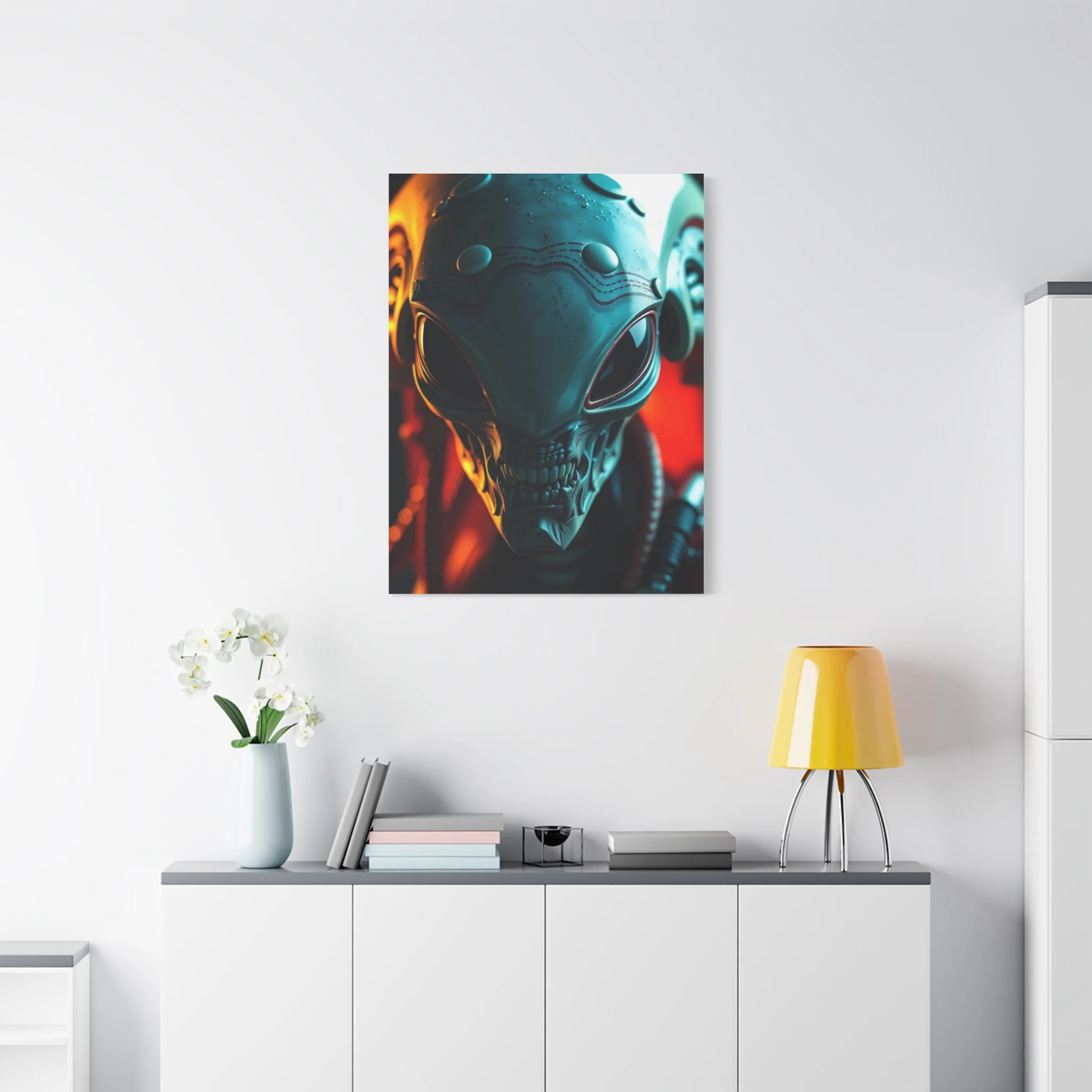 Supreme Alien Art Collection Wall Art & Canvas Print - Image 12