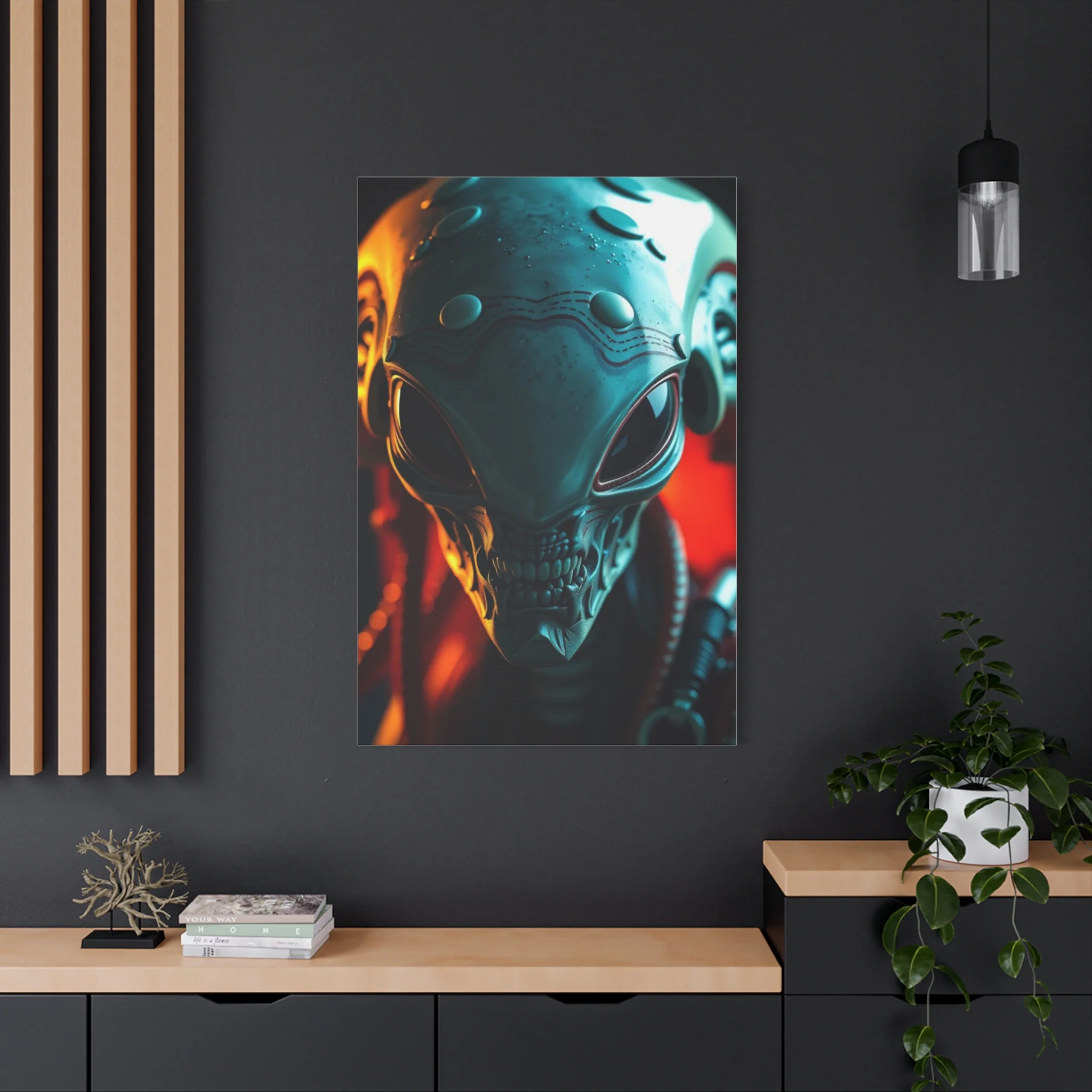 Supreme Alien Art Collection Wall Art & Canvas Print - Image 16