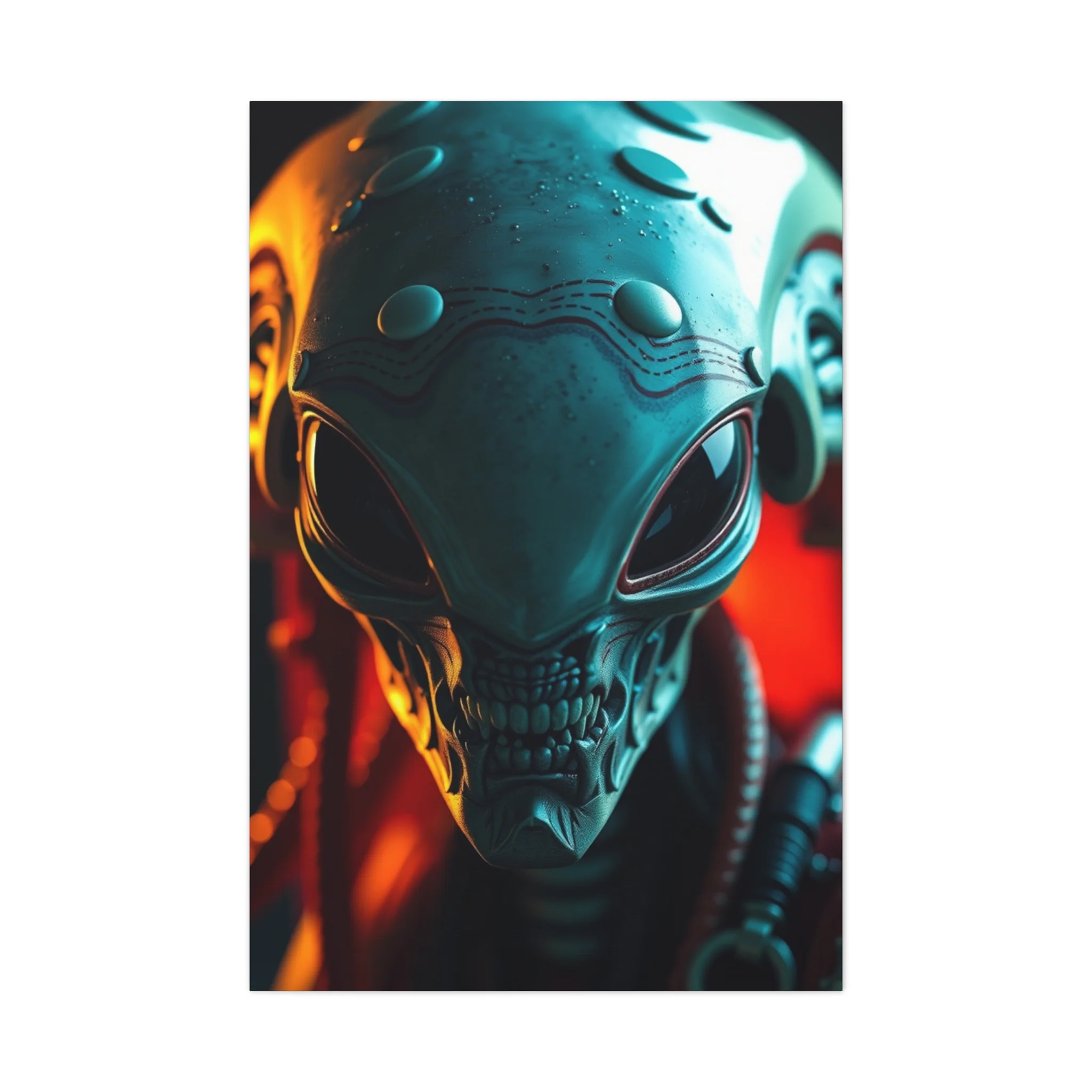 Supreme Alien Art Collection Wall Art & Canvas Print - Image 4
