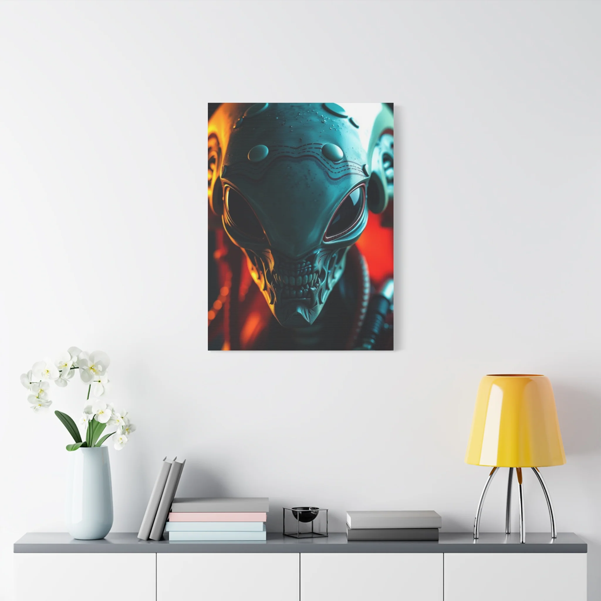 Supreme Alien Art Collection Wall Art & Canvas Print - Image 6