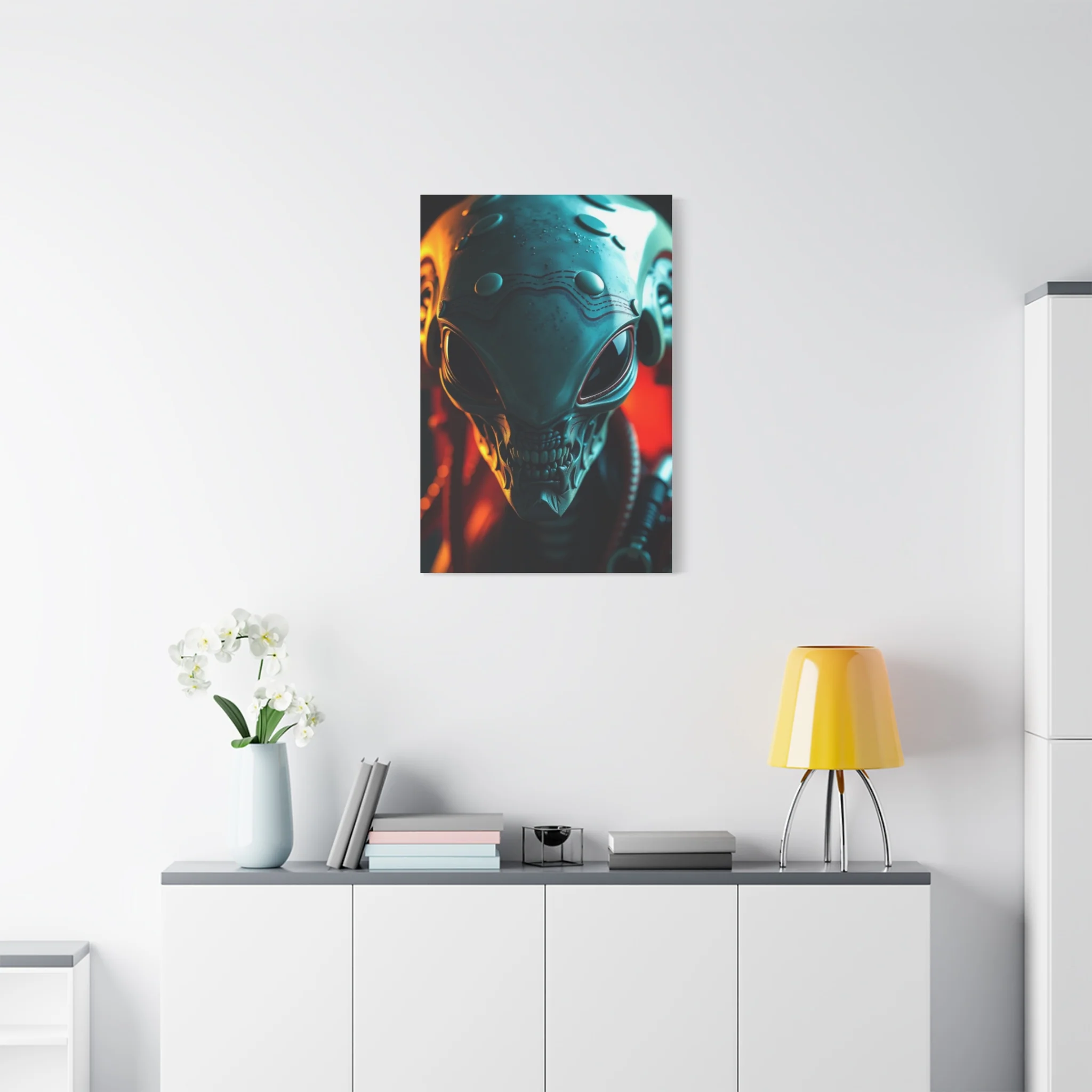 Supreme Alien Art Collection Wall Art & Canvas Print - Image 9