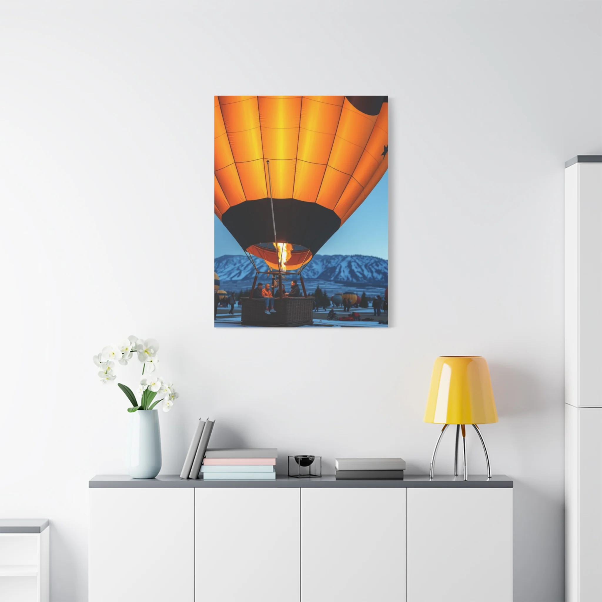 Supreme Hot Air Balloon Art Beautiful Collection Wall Art & Canvas Print - Image 12
