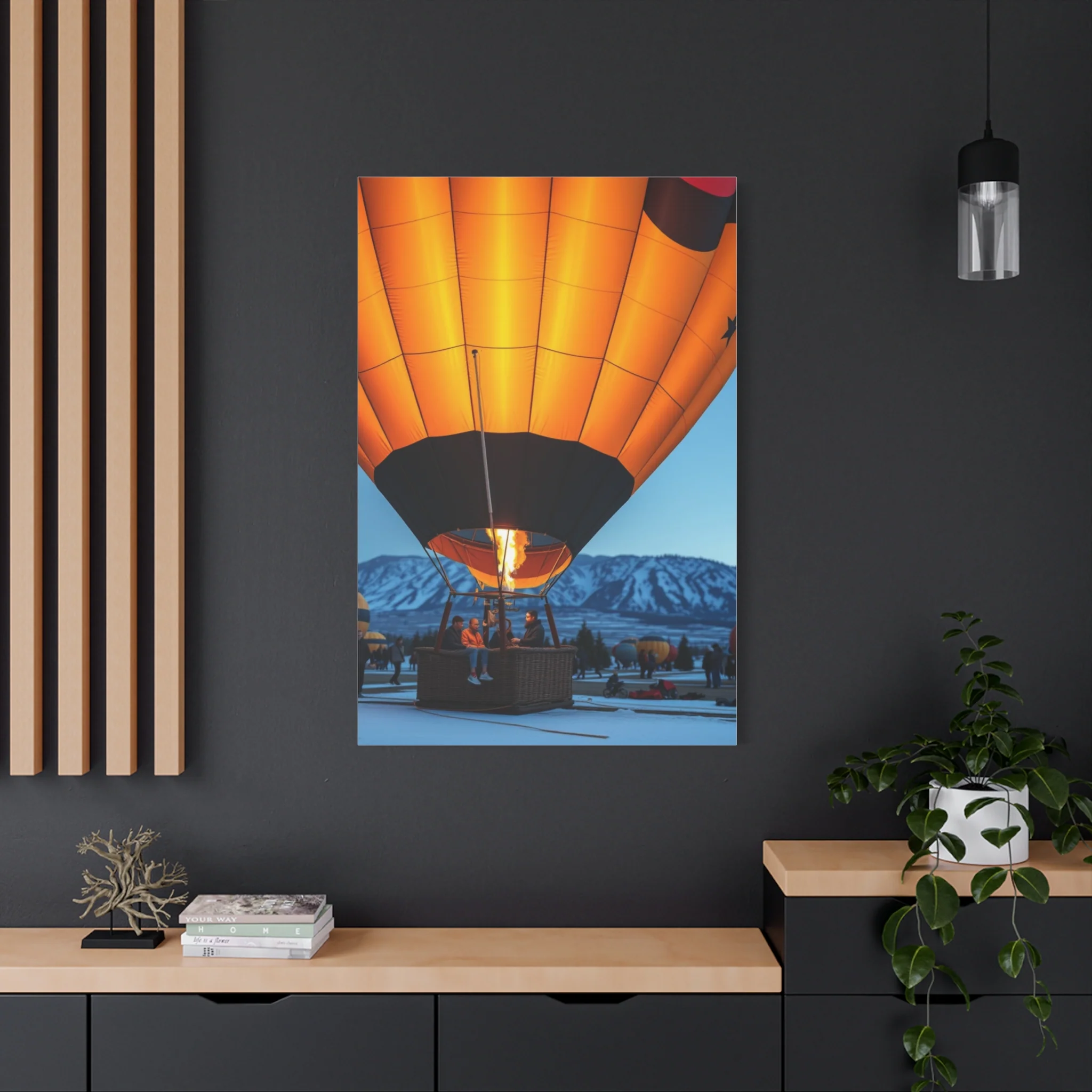 Supreme Hot Air Balloon Art Beautiful Collection Wall Art & Canvas Print - Image 16