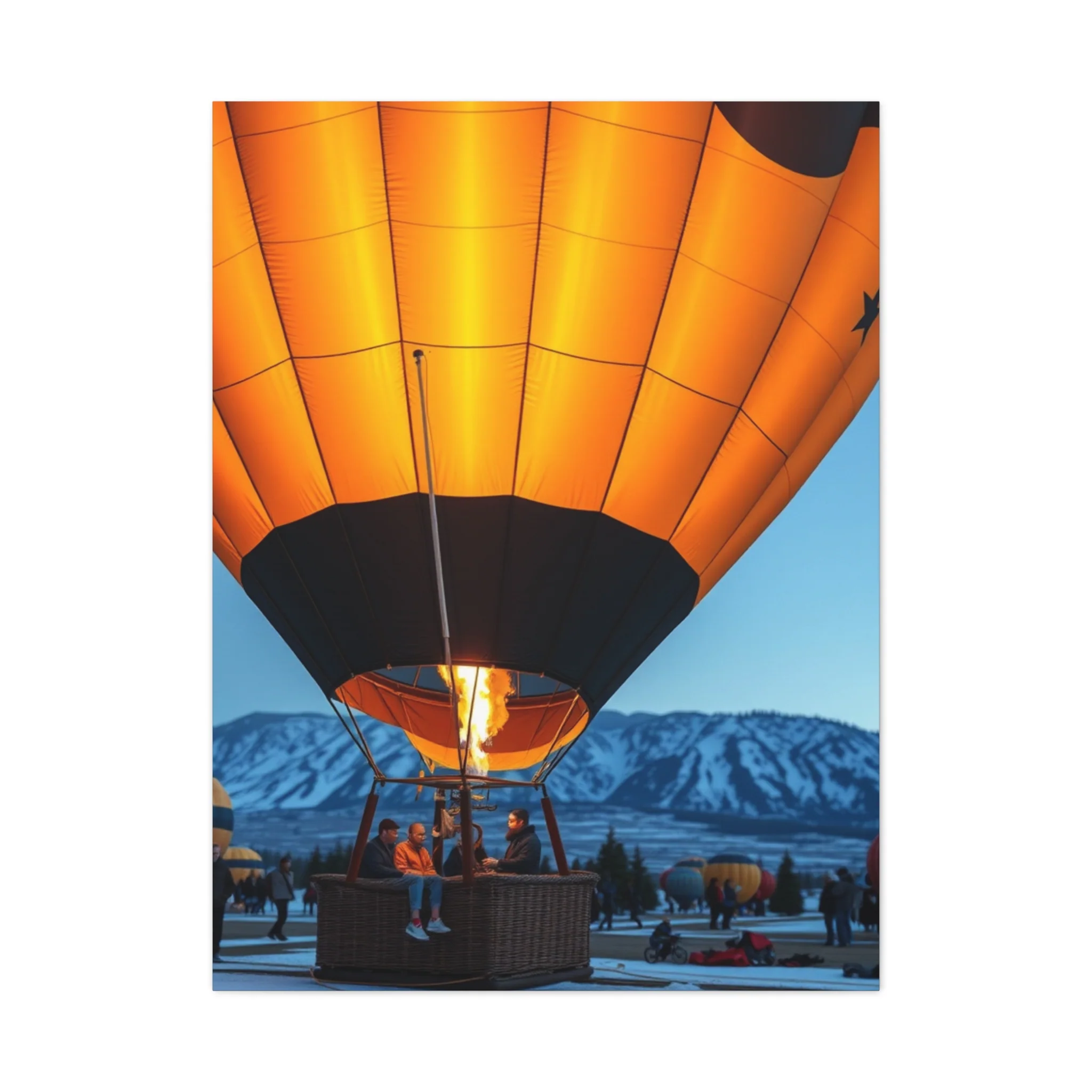 Supreme Hot Air Balloon Art Beautiful Collection Wall Art & Canvas Print - Image 3
