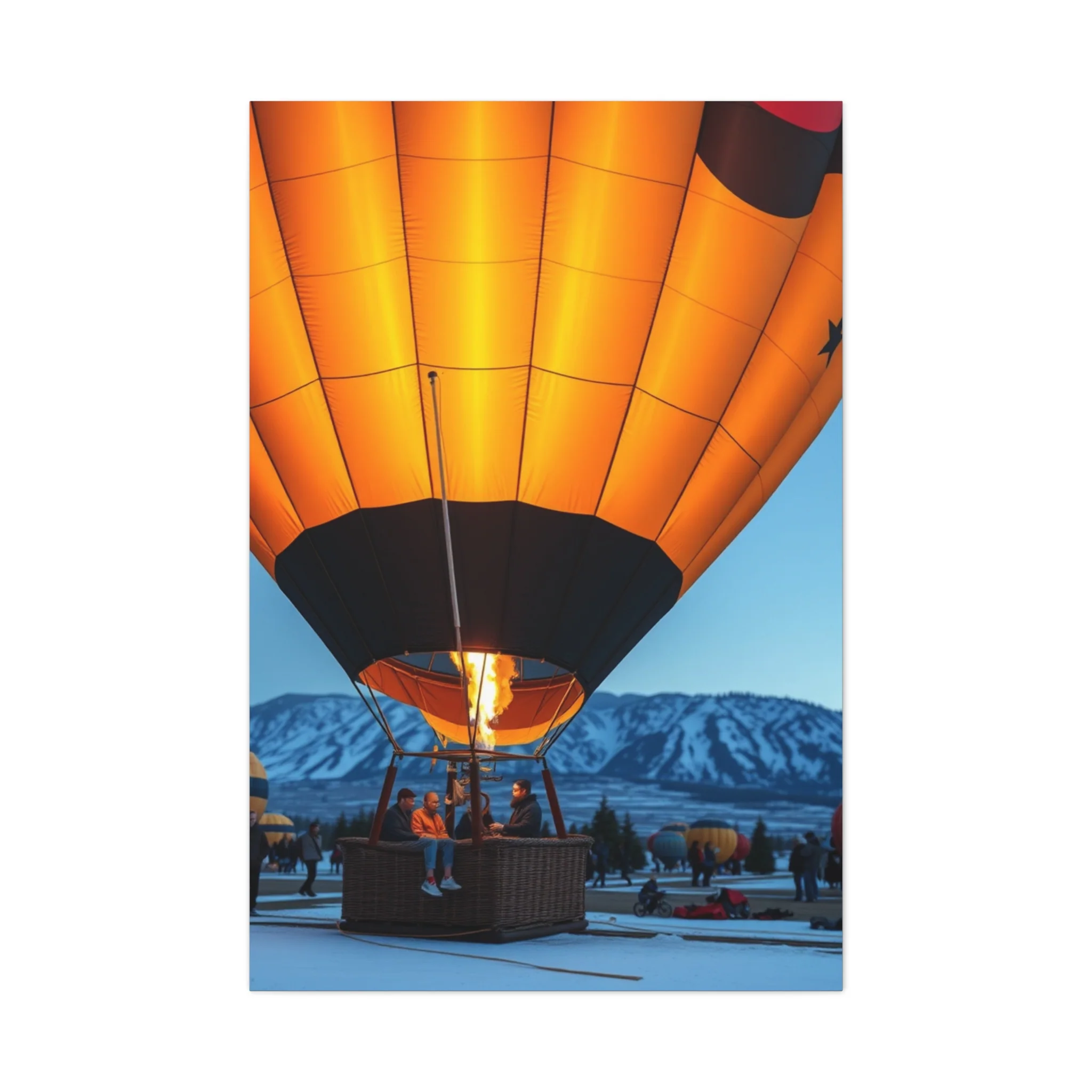 Supreme Hot Air Balloon Art Beautiful Collection Wall Art & Canvas Print - Image 4