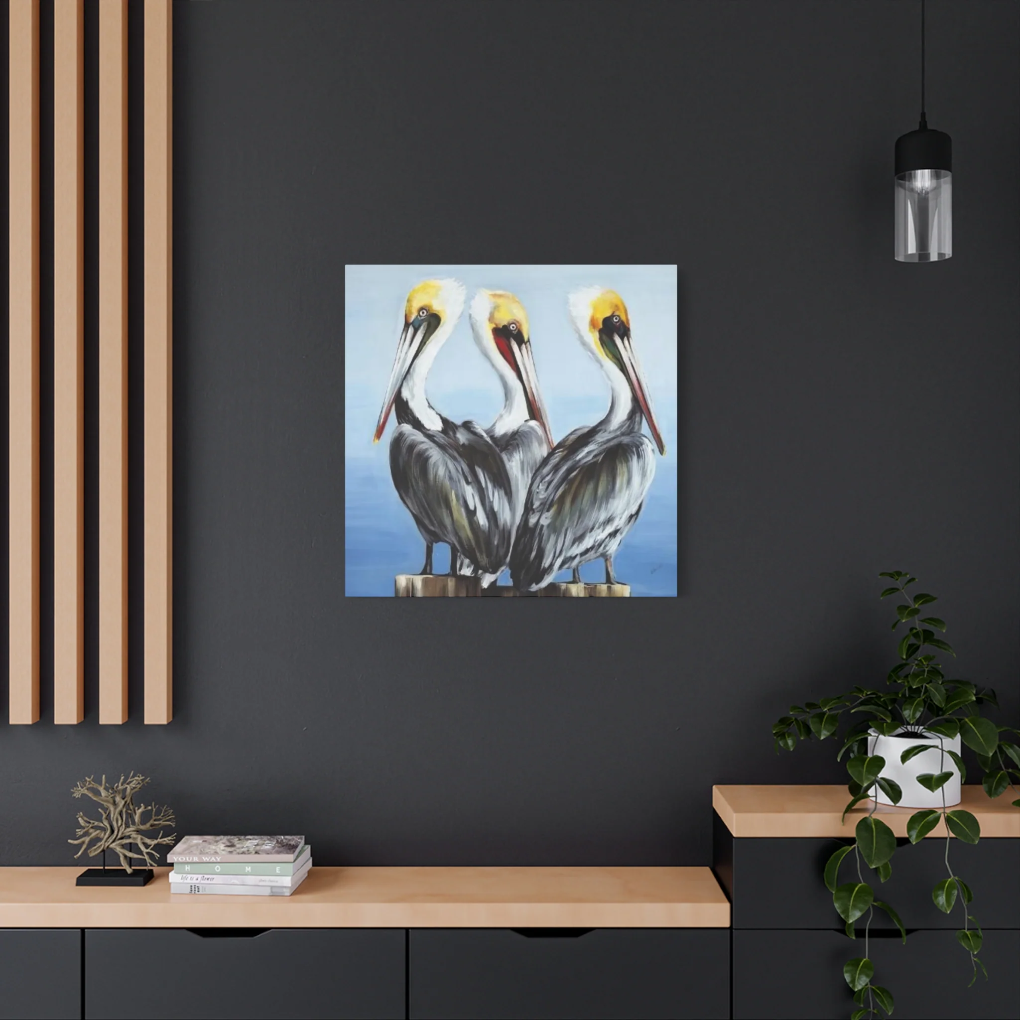 Three Pelican Family Poster Wall Art & Canvas Prints - Image 10