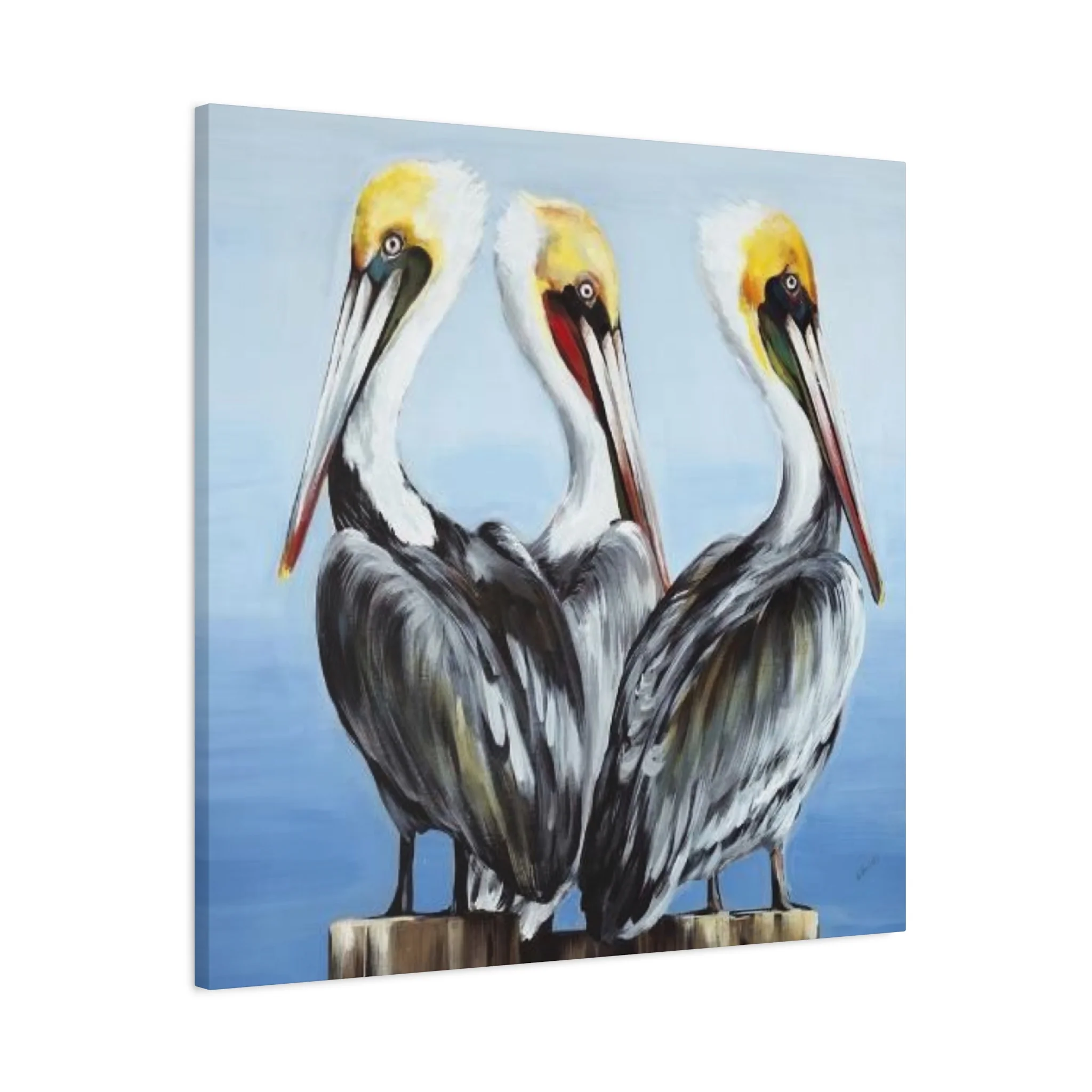 Three Pelican Family Poster Wall Art & Canvas Prints - Image 11
