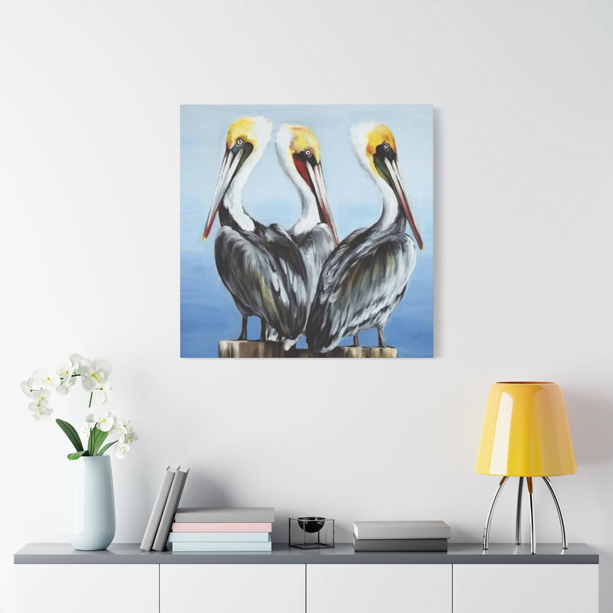 Three Pelican Family Poster Wall Art & Canvas Prints - Image 12