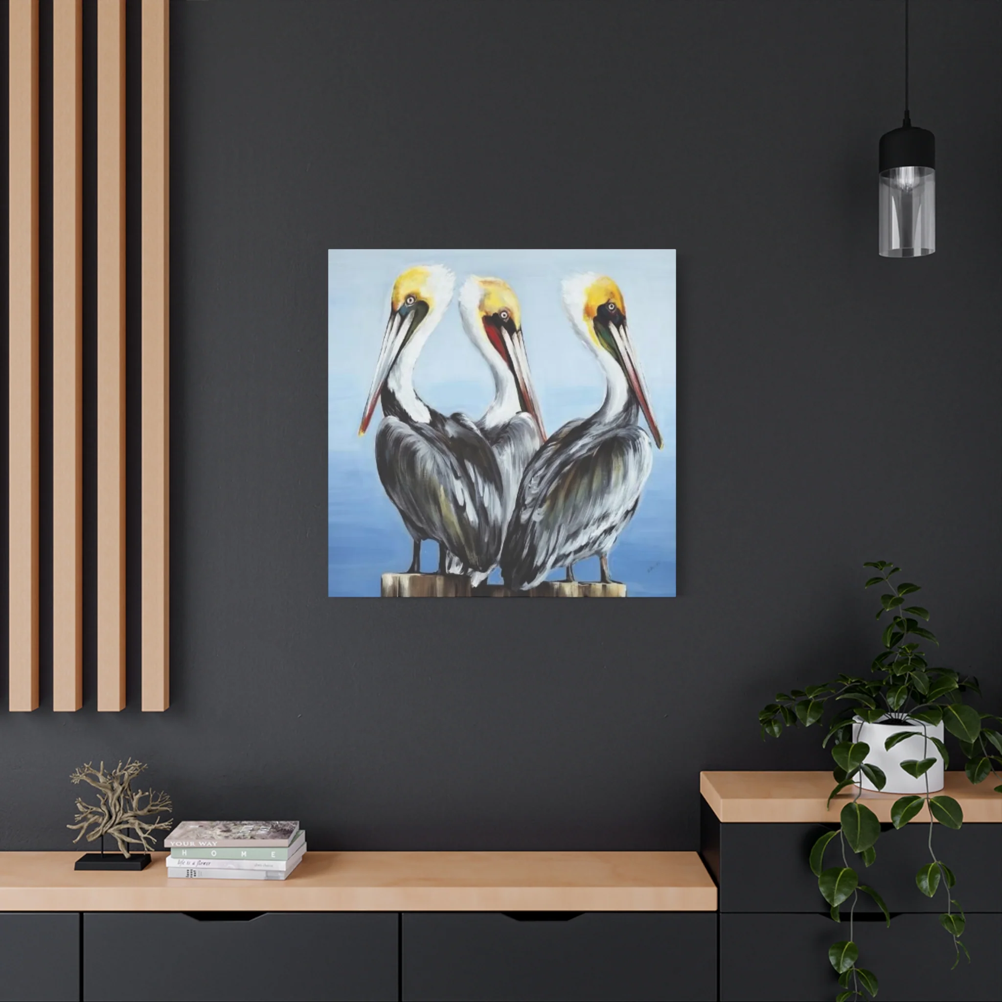 Three Pelican Family Poster Wall Art & Canvas Prints - Image 13