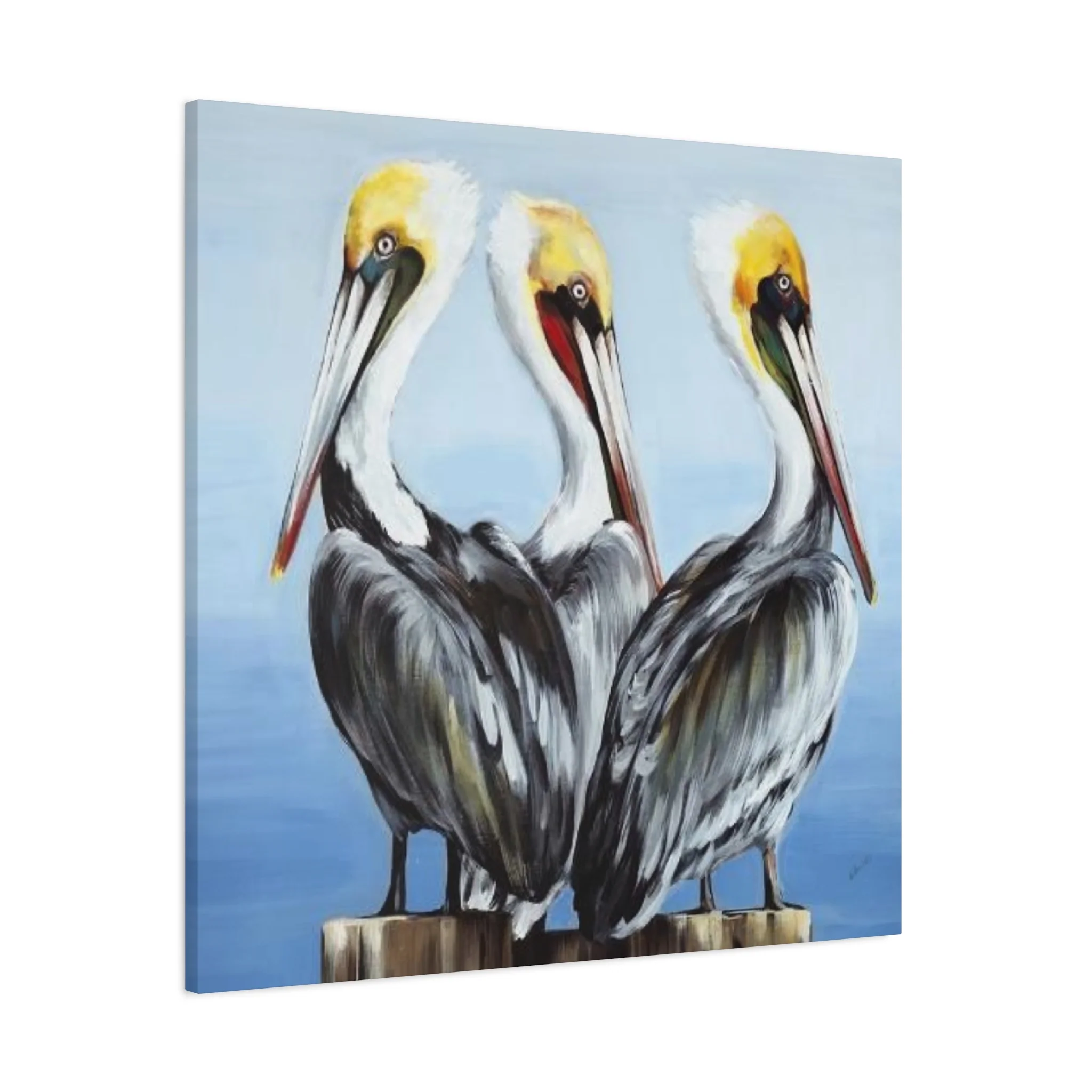 Three Pelican Family Poster Wall Art & Canvas Prints - Image 14