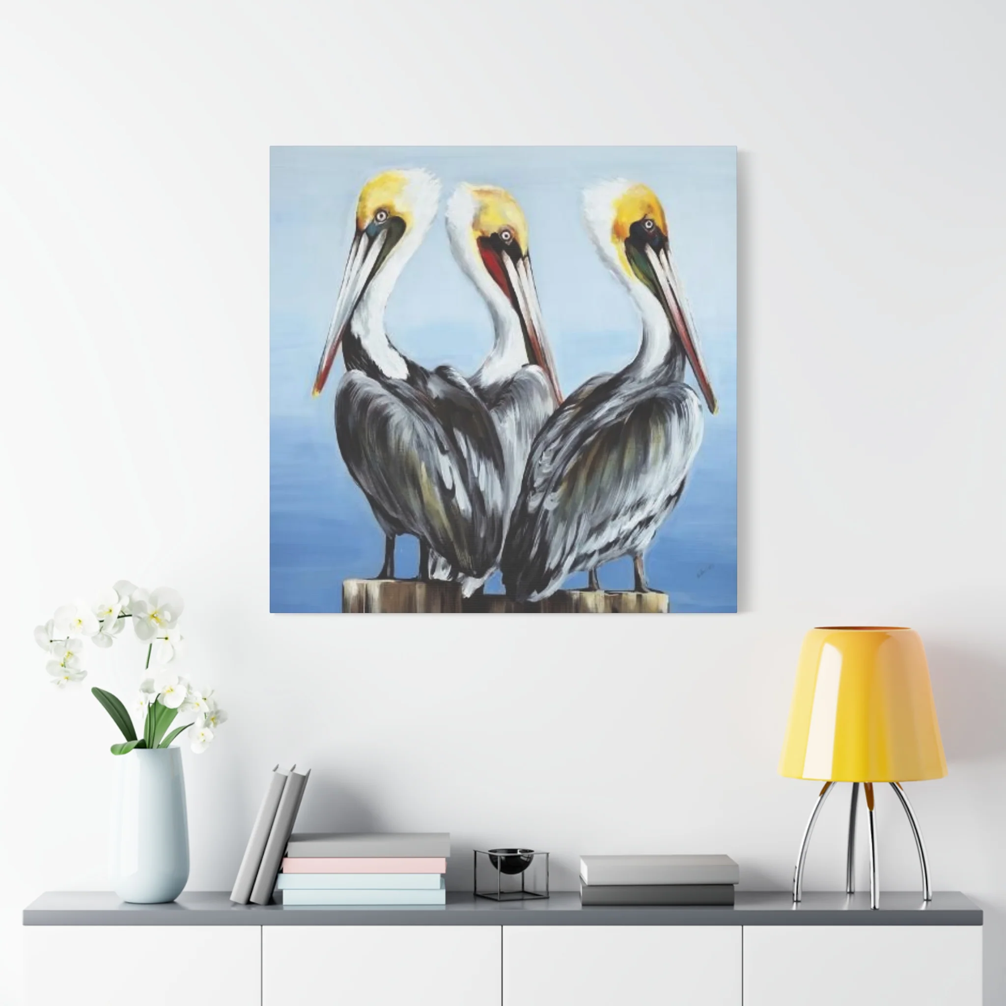 Three Pelican Family Poster Wall Art & Canvas Prints - Image 15