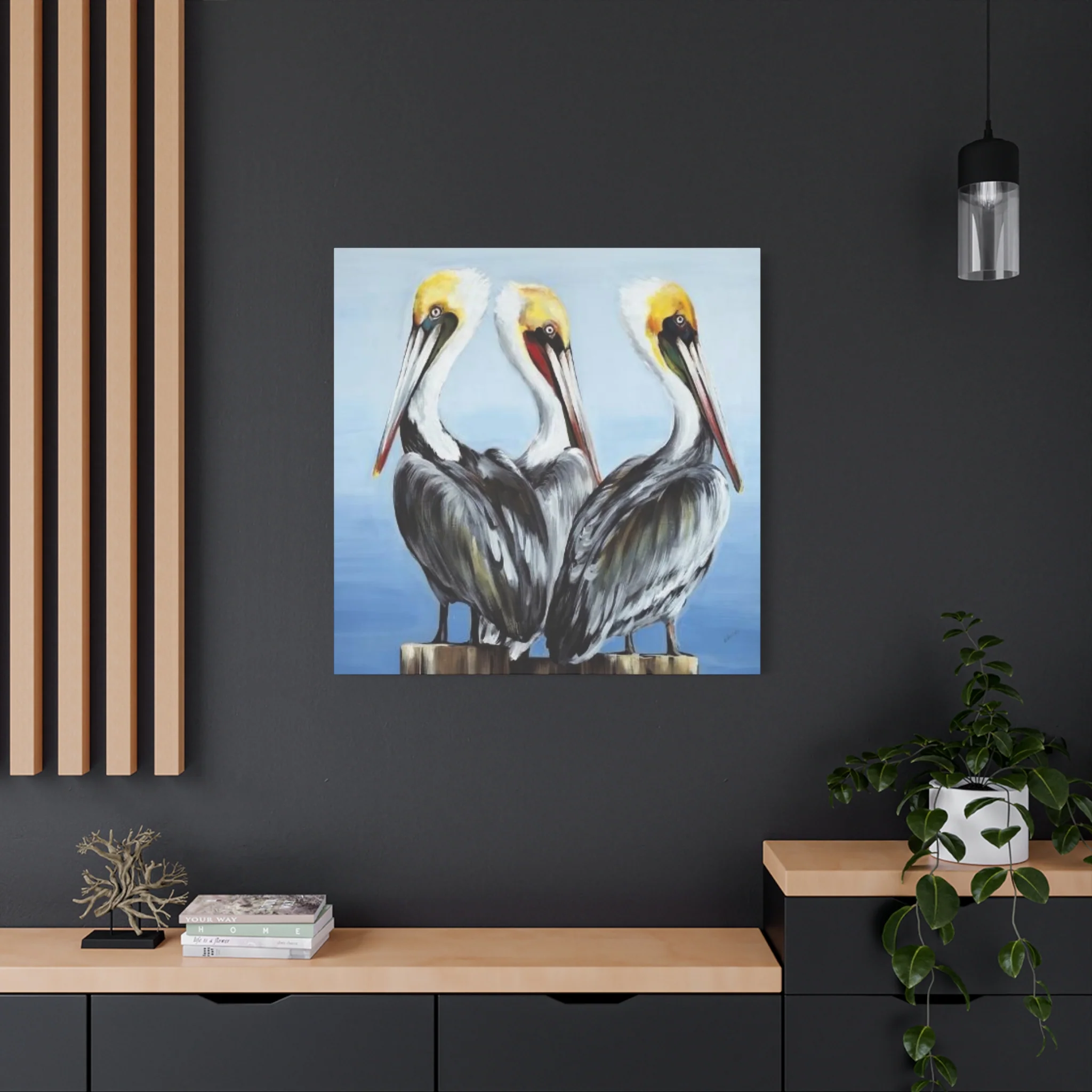 Three Pelican Family Poster Wall Art & Canvas Prints - Image 16