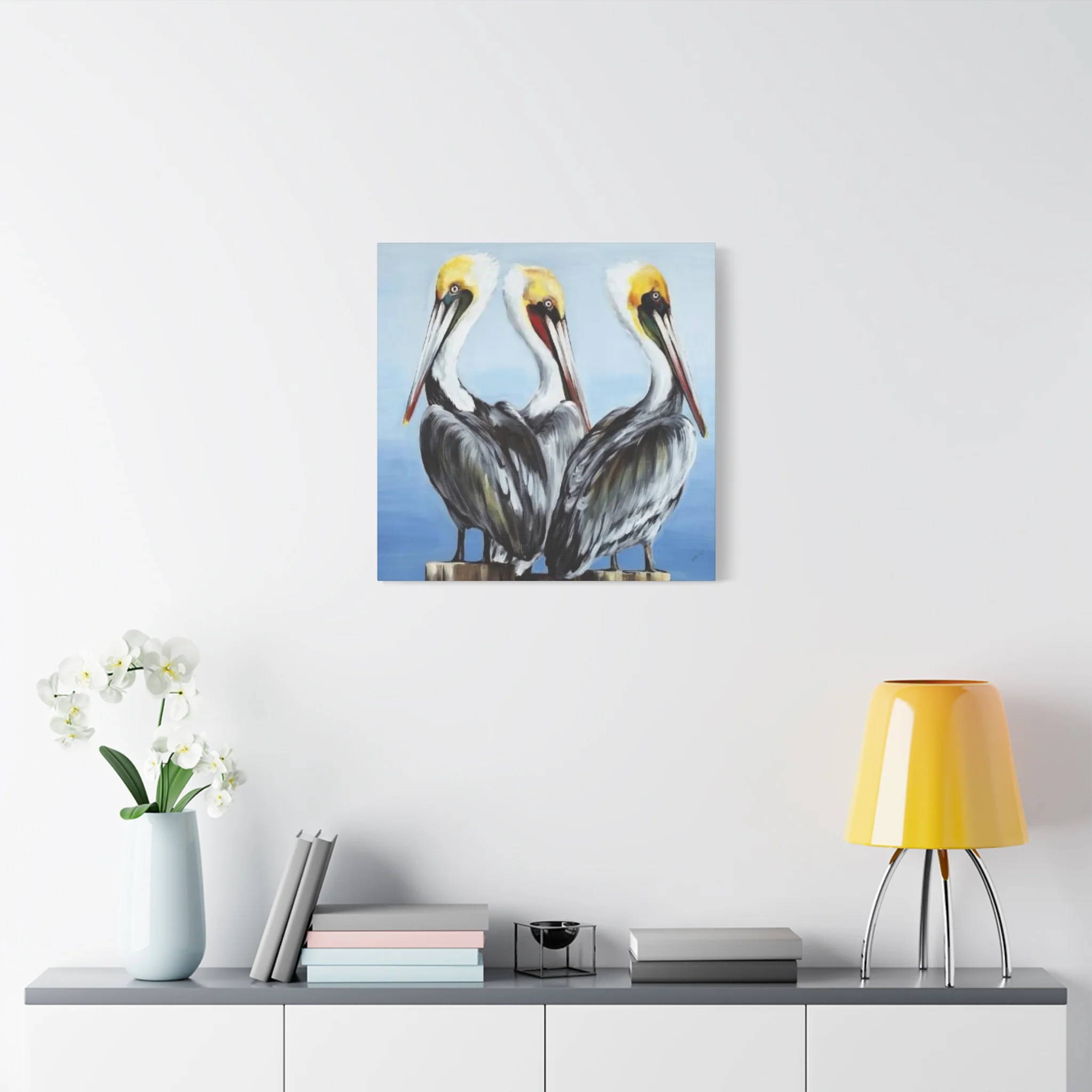 Three Pelican Family Poster Wall Art & Canvas Prints - Image 6