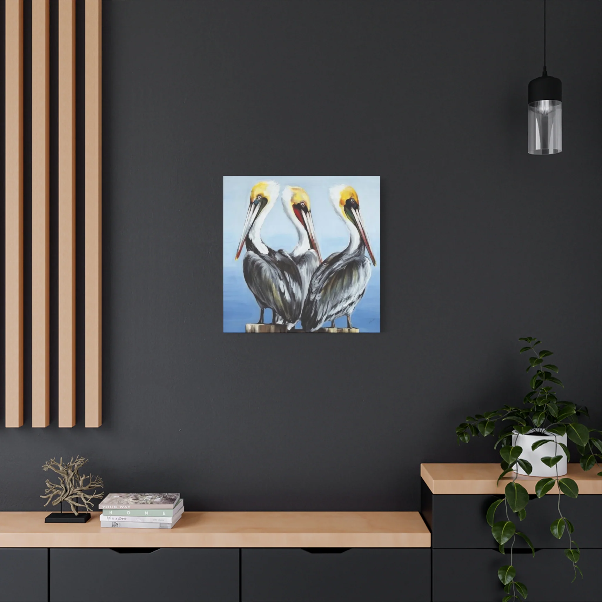 Three Pelican Family Poster Wall Art & Canvas Prints - Image 7