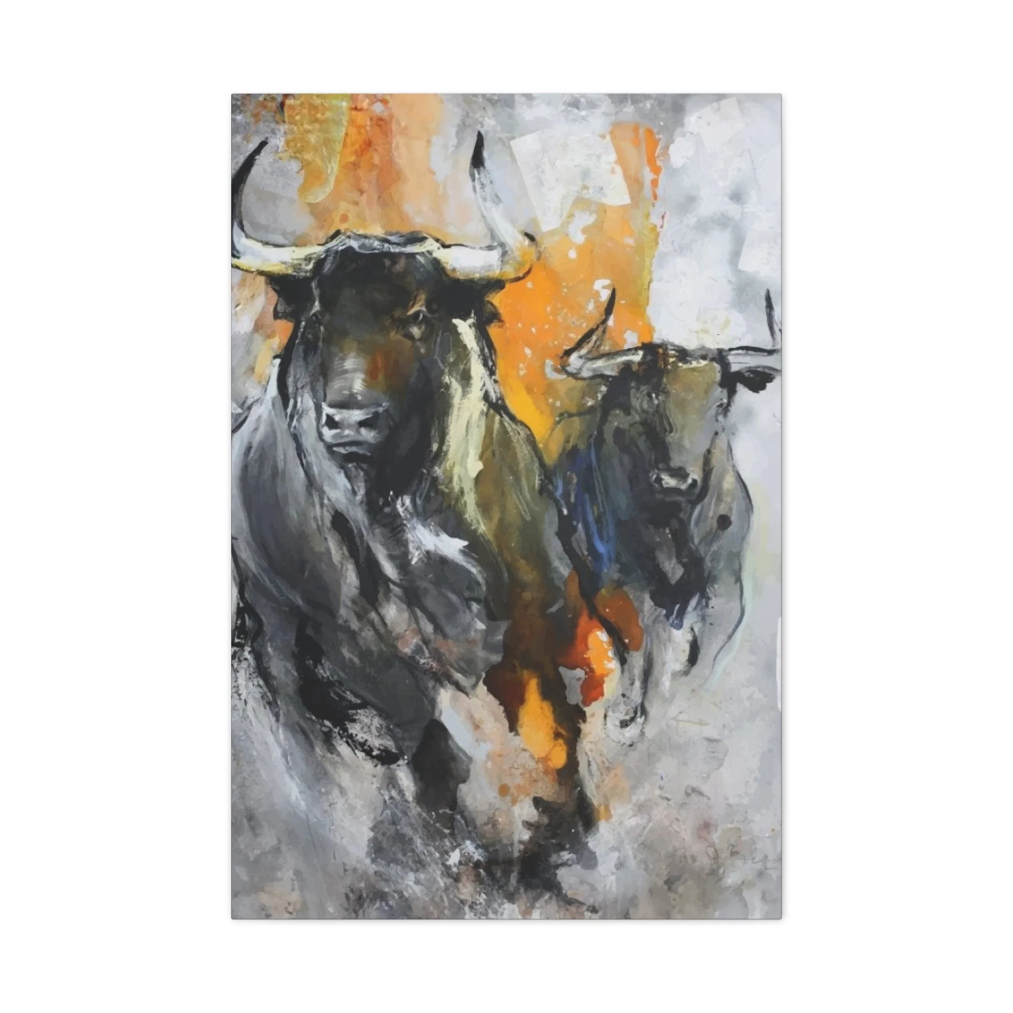 Two Bulls Wall Art & Canvas Prints - Image 3
