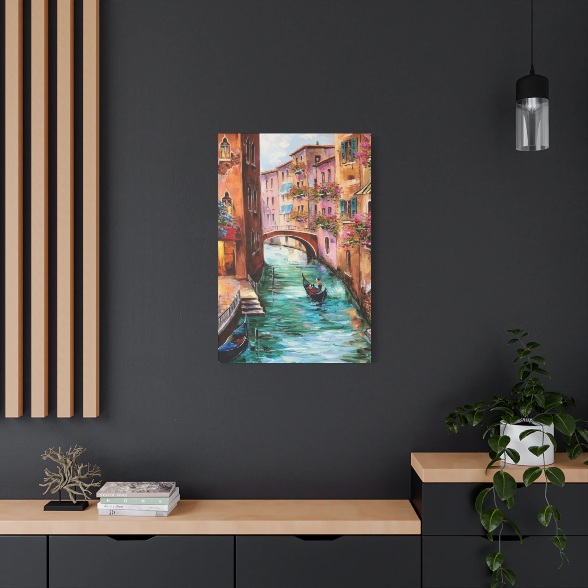 Venice Italy Boat Painting Wall Art & Canvas Prints - Image 10