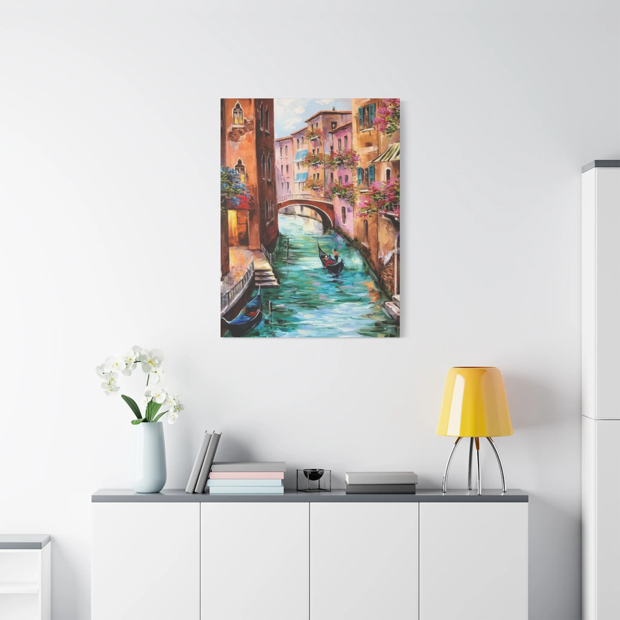Venice Italy Boat Painting Wall Art & Canvas Prints - Image 12
