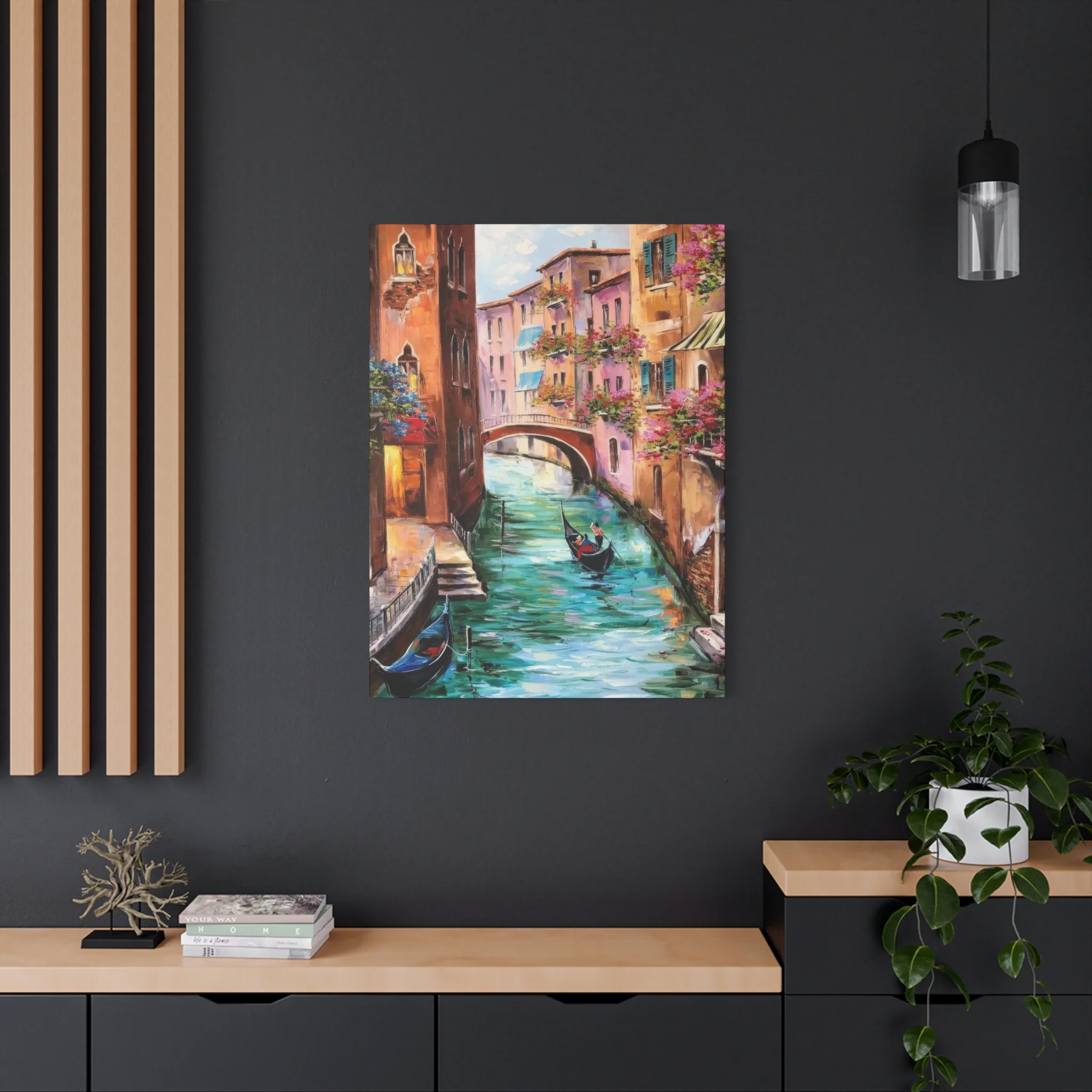 Venice Italy Boat Painting Wall Art & Canvas Prints - Image 13