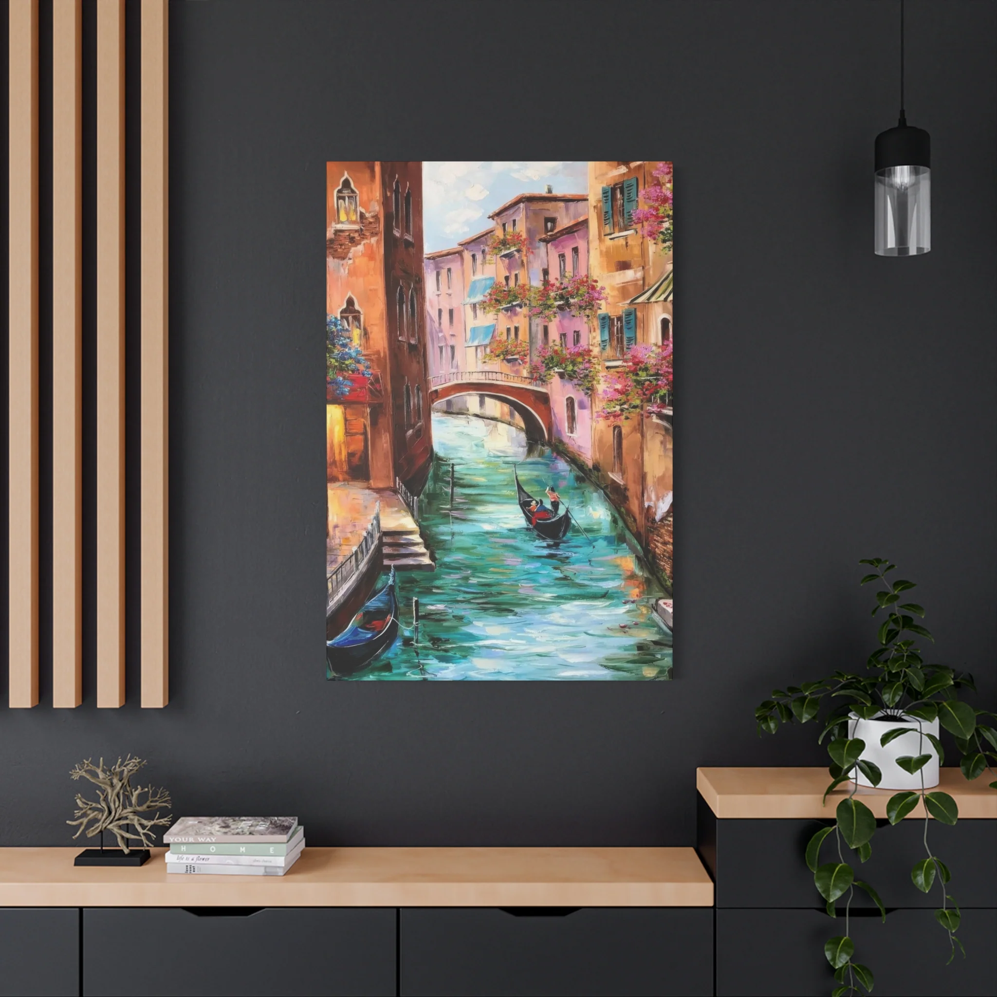 Venice Italy Boat Painting Wall Art & Canvas Prints - Image 16