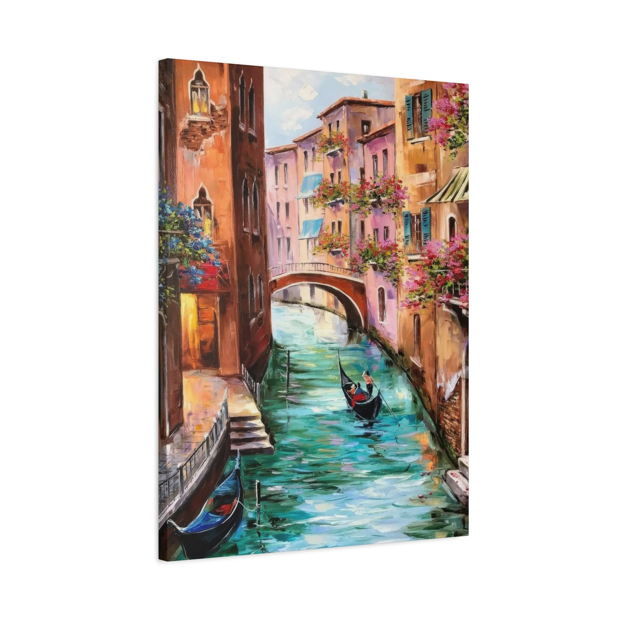 Venice Italy Boat Painting Wall Art & Canvas Prints - Image 5