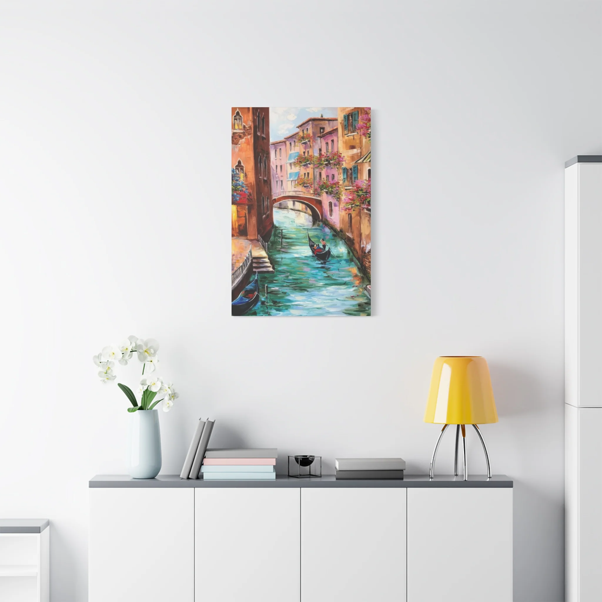 Venice Italy Boat Painting Wall Art & Canvas Prints - Image 9