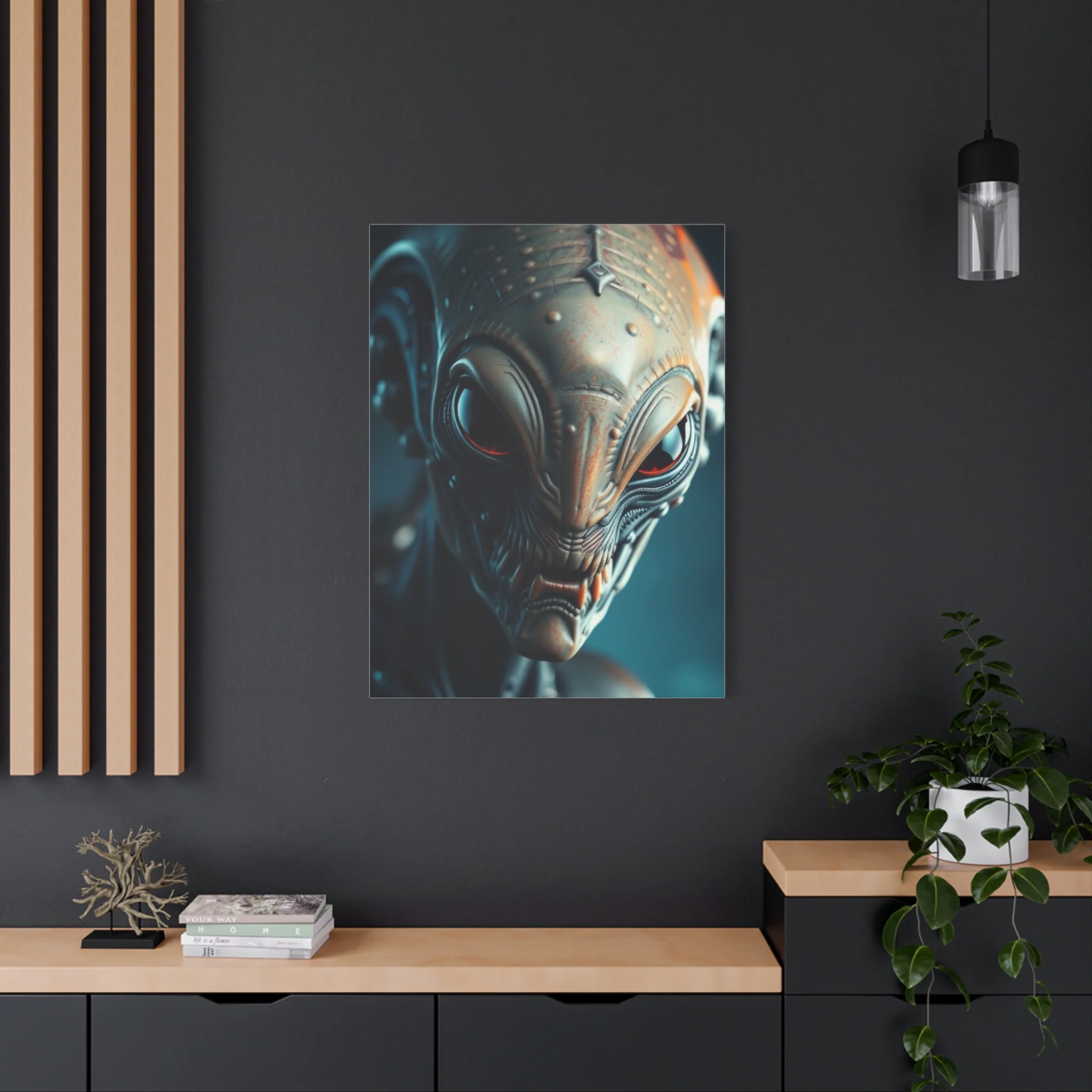 Vision Alien Art Art Wall Art & Canvas Print - Image 13