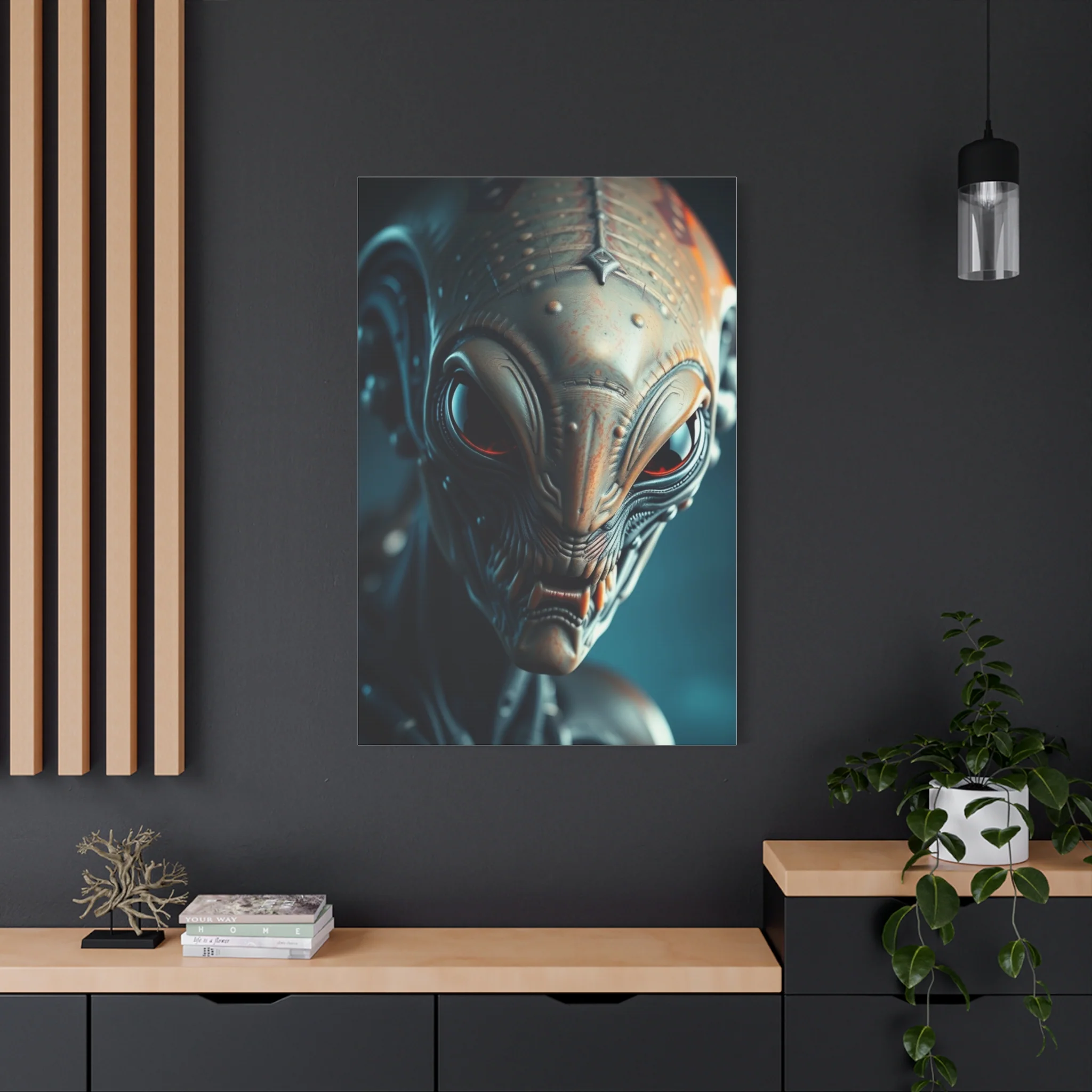 Vision Alien Art Art Wall Art & Canvas Print - Image 16