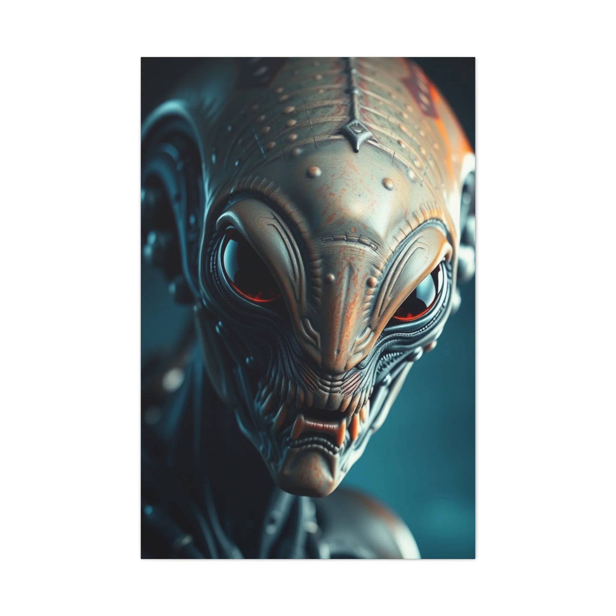 Vision Alien Art Art Wall Art & Canvas Print - Image 4