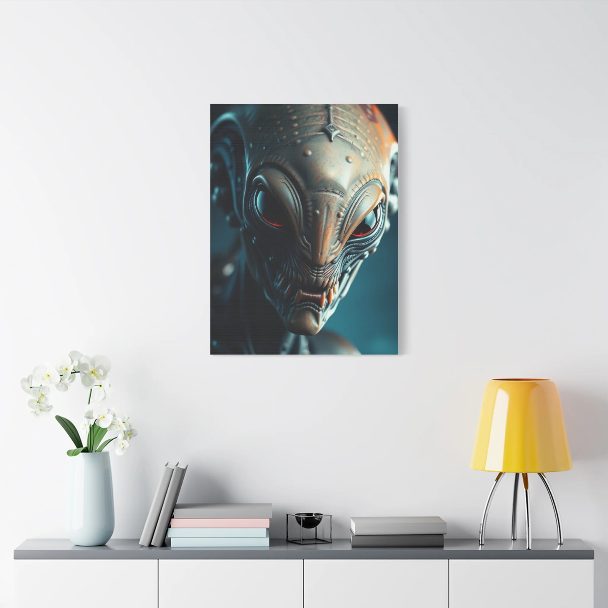 Vision Alien Art Art Wall Art & Canvas Print - Image 6