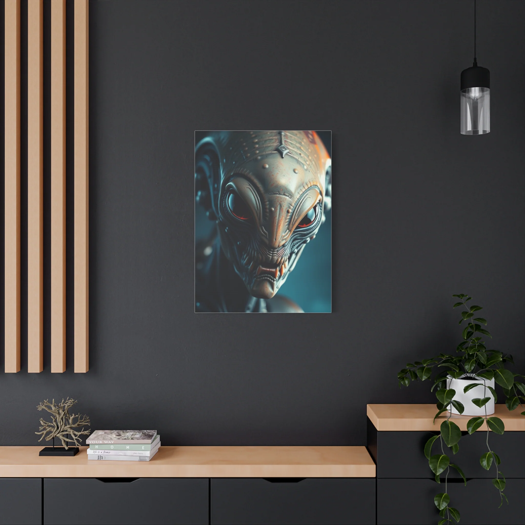 Vision Alien Art Art Wall Art & Canvas Print - Image 7