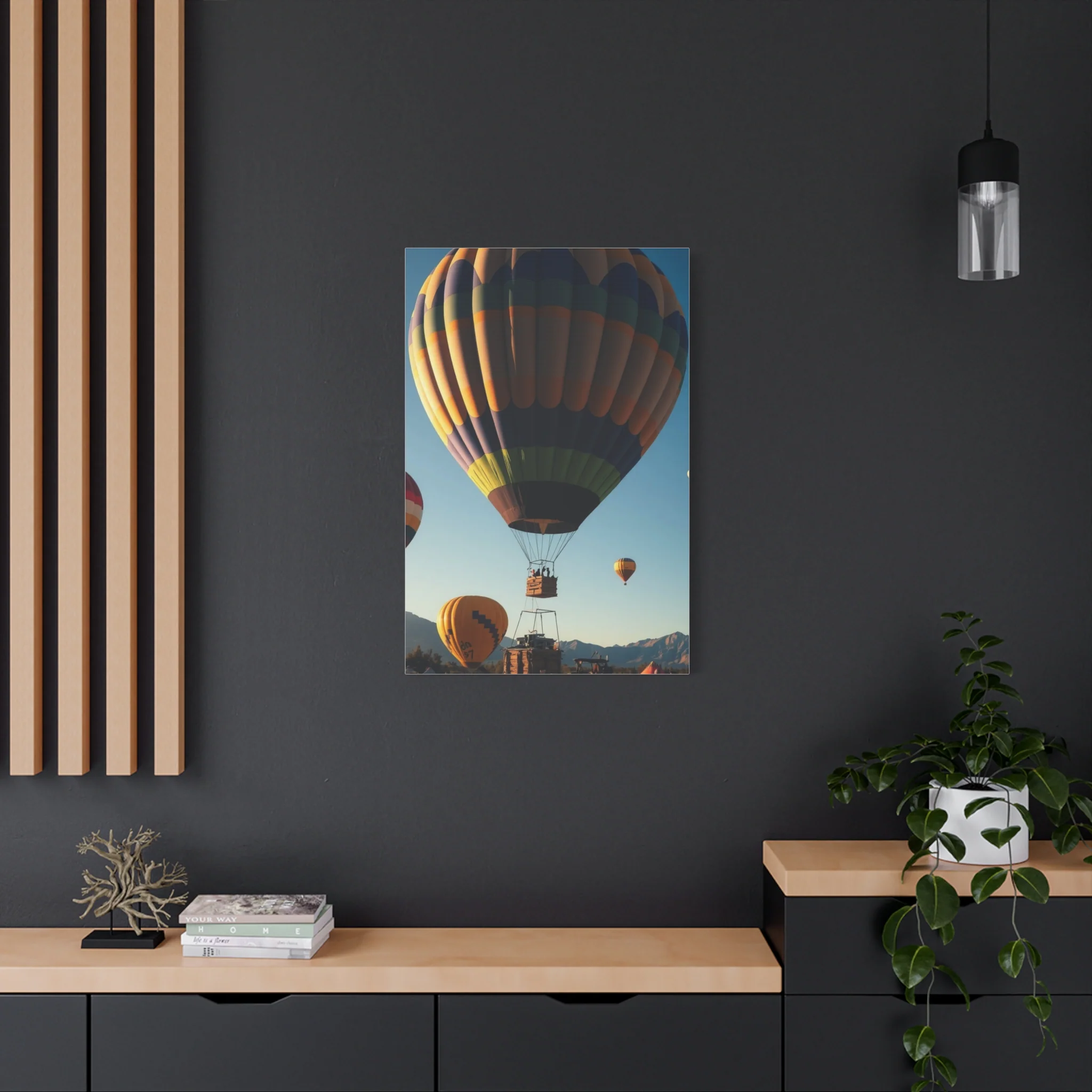 Vision Hot Air Balloon Art Art Wall Art & Canvas Print - Image 10