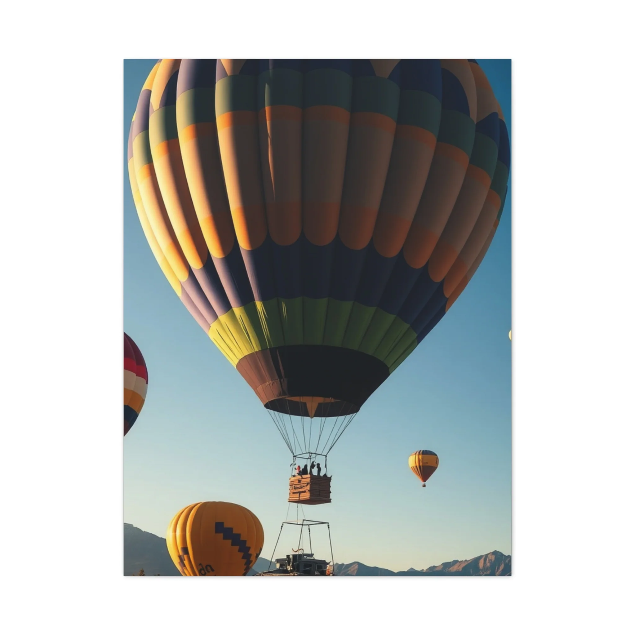 Vision Hot Air Balloon Art Art Wall Art & Canvas Print - Image 3