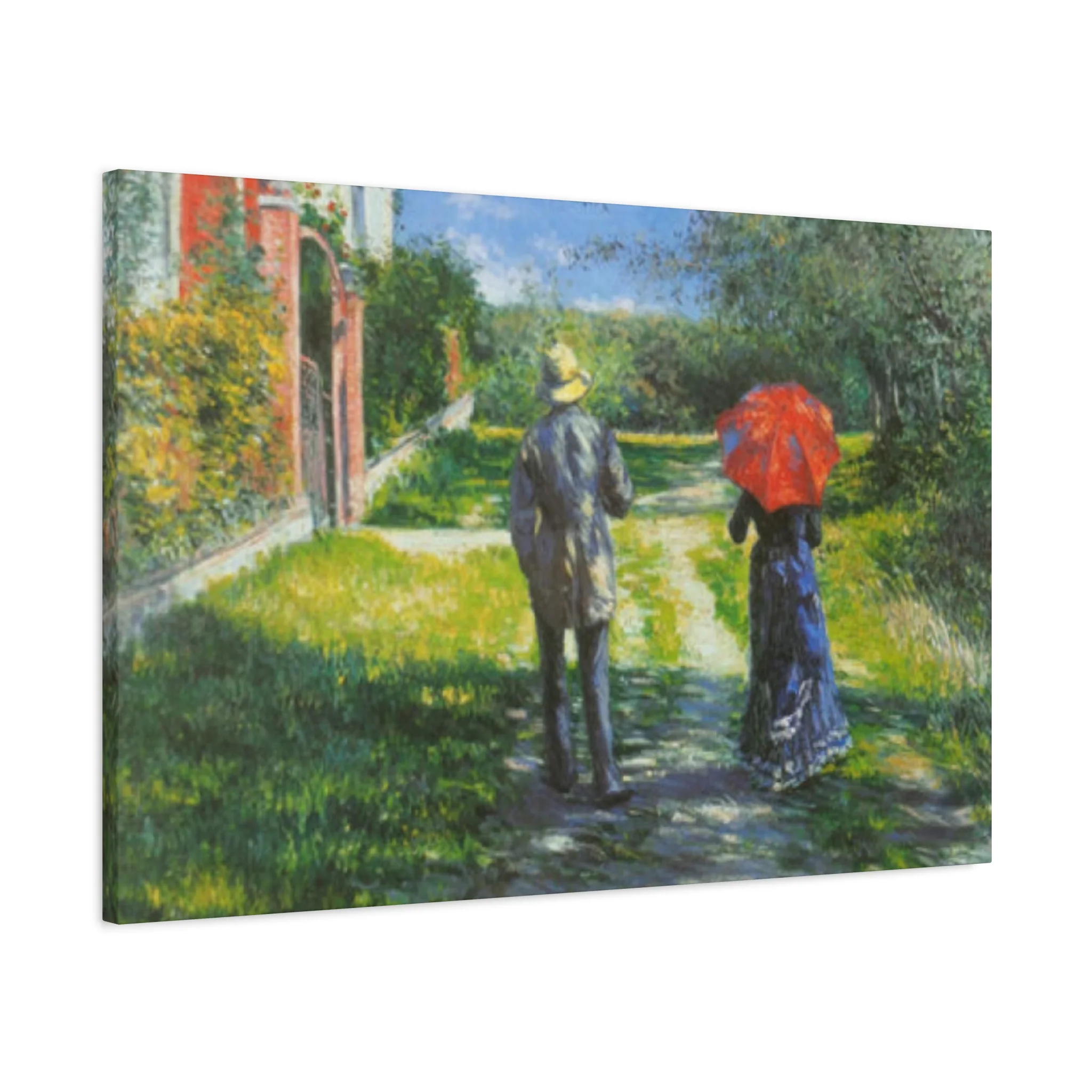 Walking Couple Gustav Painting Wall Art & Canvas Prints - Image 11