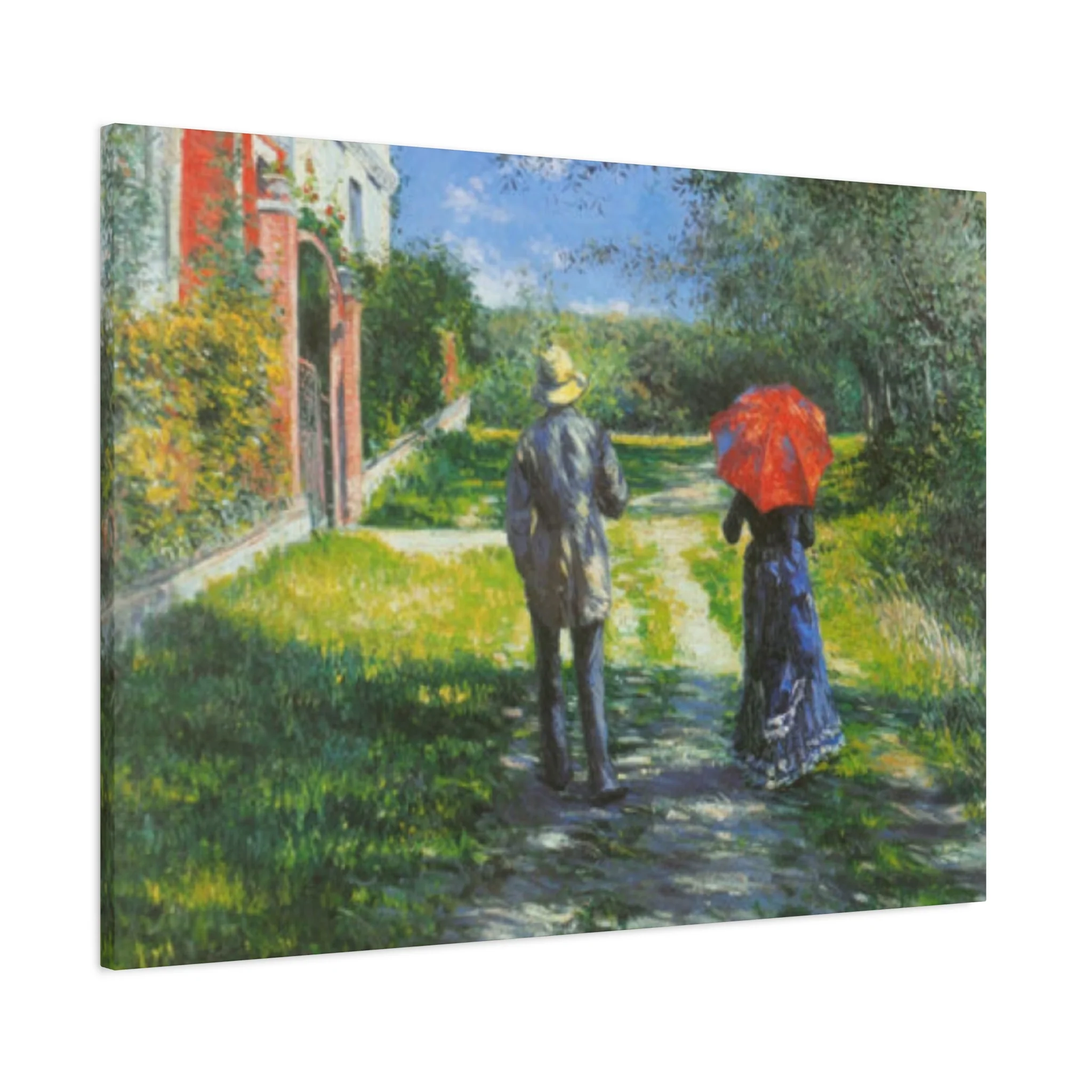 Walking Couple Gustav Painting Wall Art & Canvas Prints - Image 14